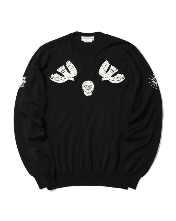 Alexander McQueen o1y1024 Sweater in Black Size US L / EU 52-54 / 3 - 1 Thumbnail