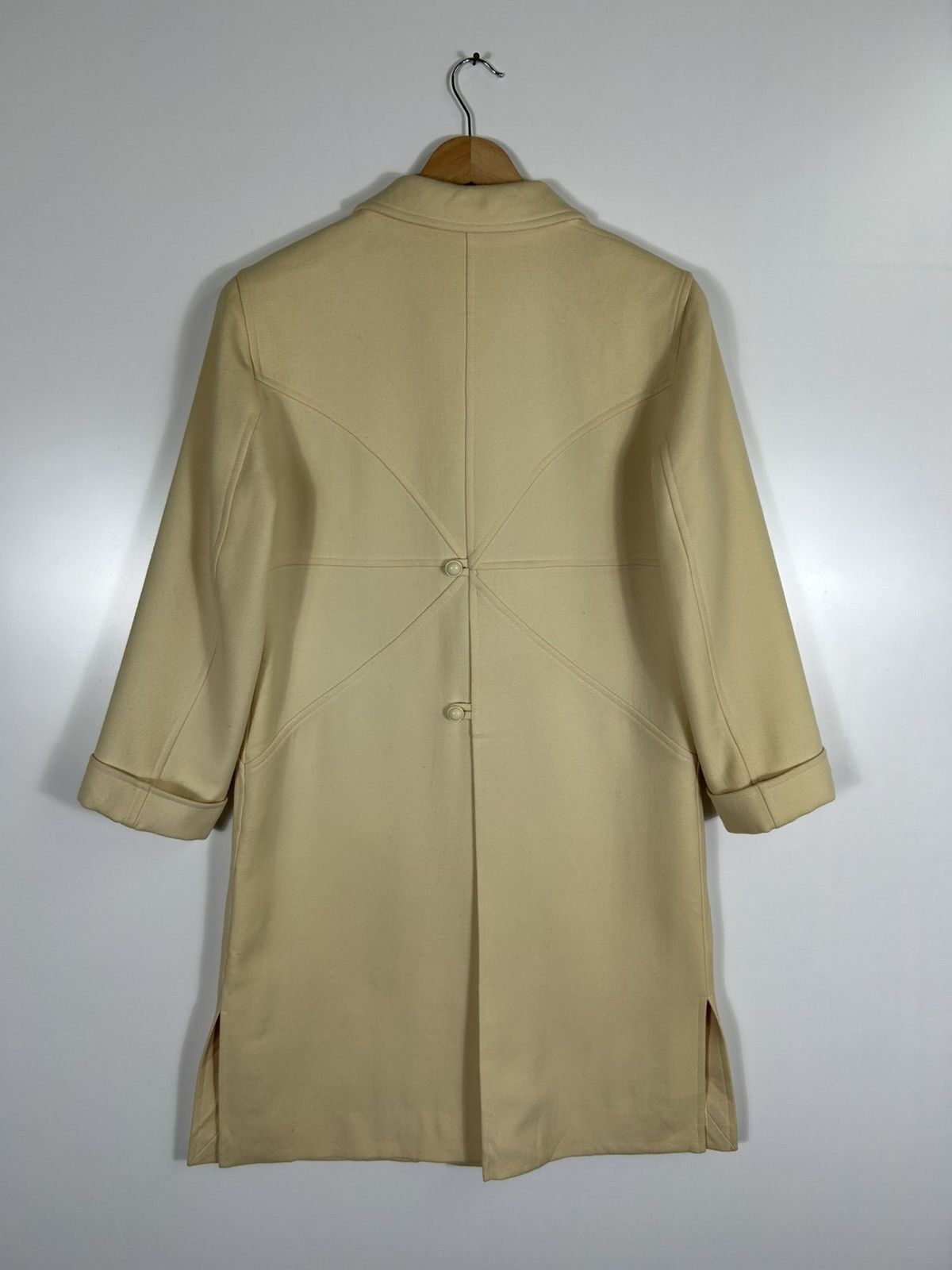 Courreges ⚡️Vintage Courreges Paris Wool Button Long Coat Jacket Size S / US 4 / IT 40 - 14 Thumbnail