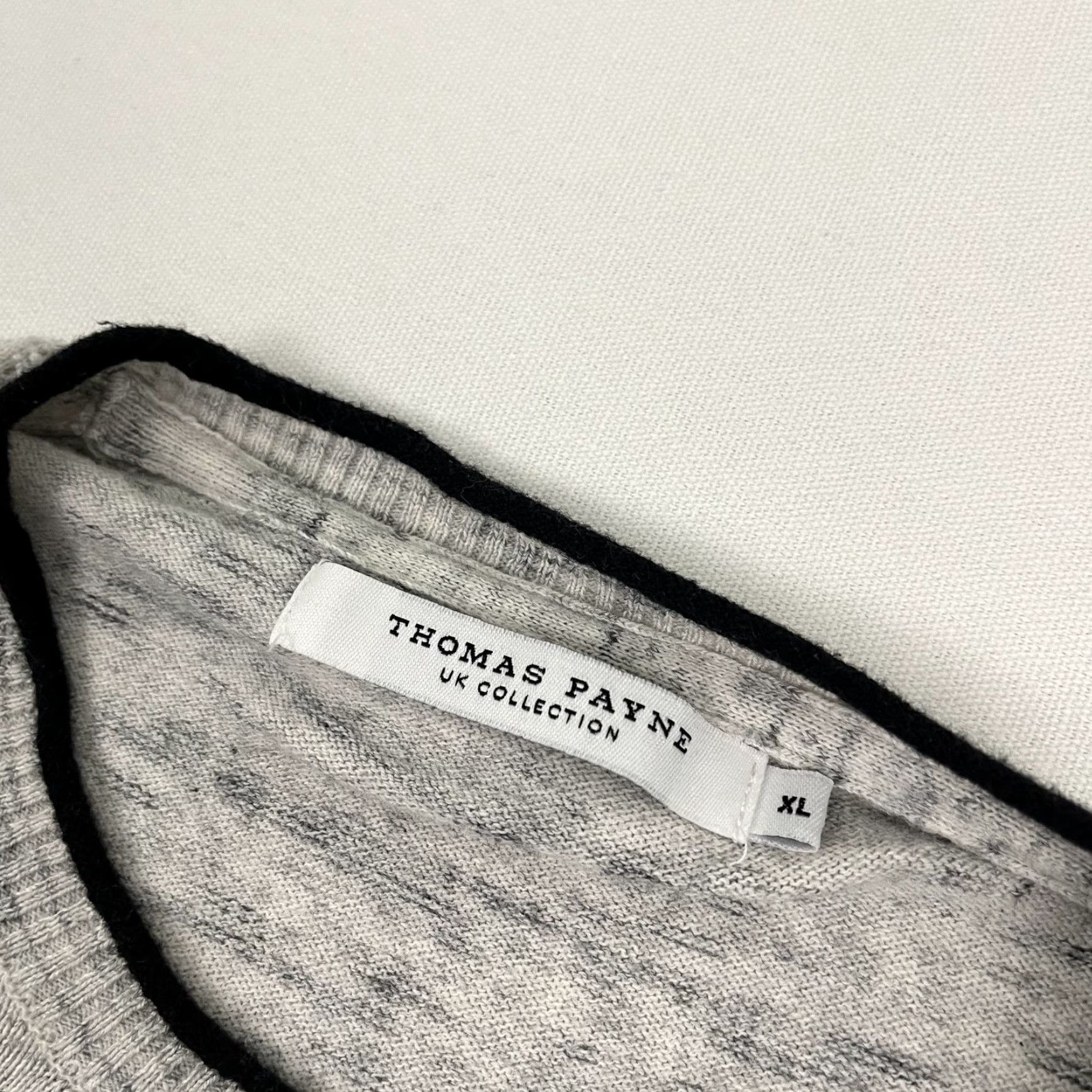Vintage Thomas Payne Sweater Mens XL Heather Gray Knit Lightweight Crewneck Pullover Classic Knit Shirt? Size US XL / EU 56 / 4 - 2 Thumbnail