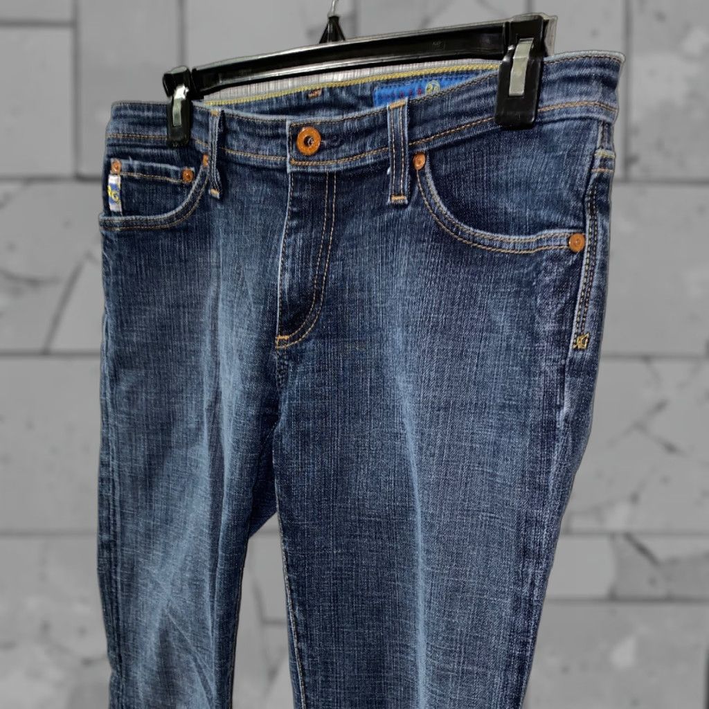 Denime AG Adriano Goldschmied Jeans Blue Denim Zip Fly 32x32 Men Straight Denim Jeans Size US 32 / EU 48 - 1 Thumbnail