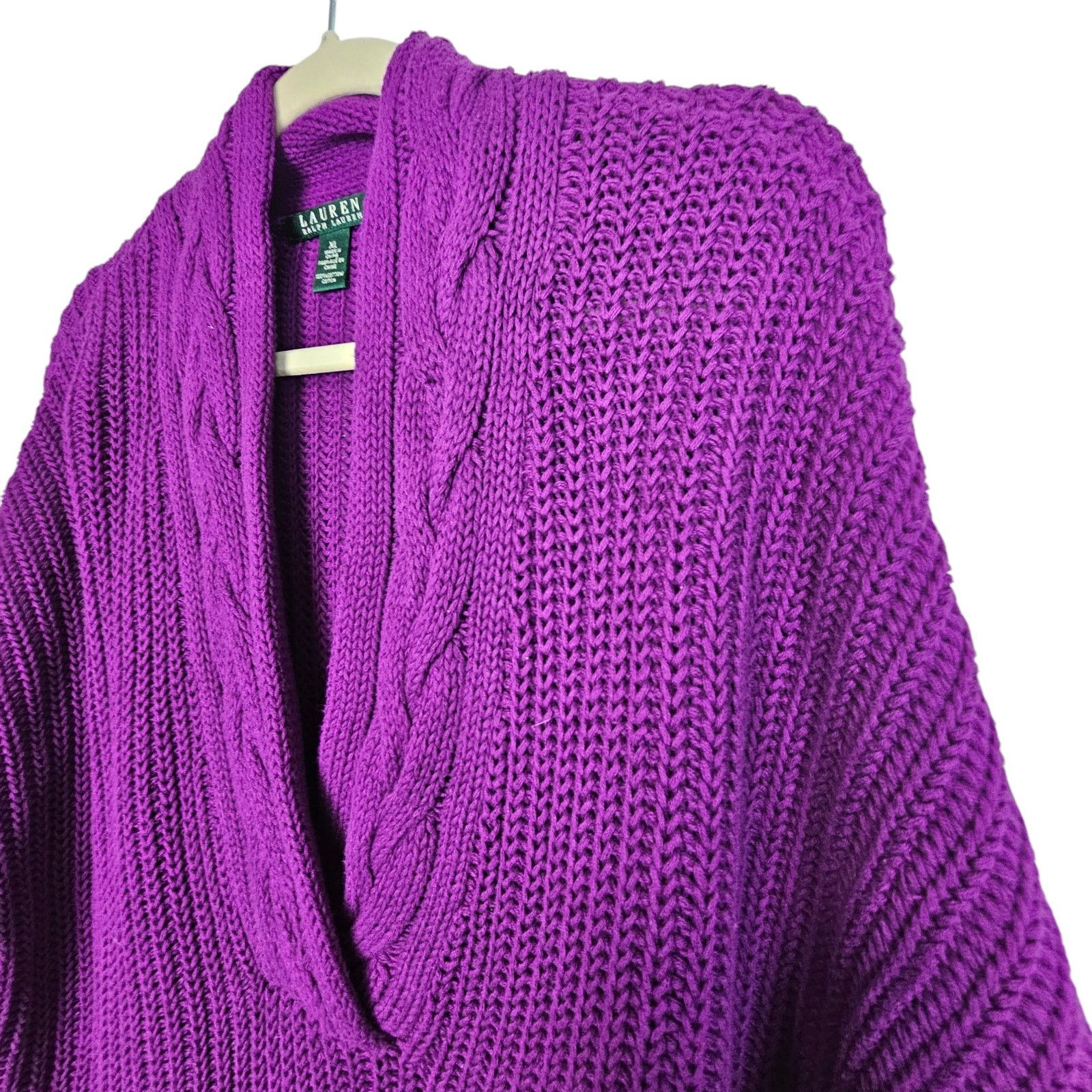 Lauren Ralph Lauren Lauren Ralph Lauren Womens Chunky Oversized Grandpa Sweater Size XL / US 12-14 / IT 48-50 - 5 Thumbnail