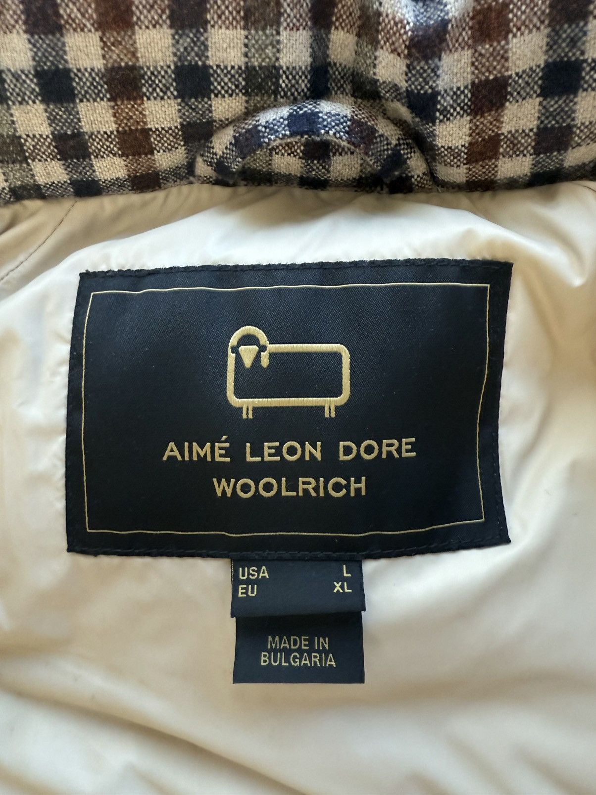 Aime Leon Dore × Woolrich Woolen Mills Woolrich Wool Zelander Puffer Jacket By Aime Leon Dore Size US L / EU 52-54 / 3 - 5 Thumbnail