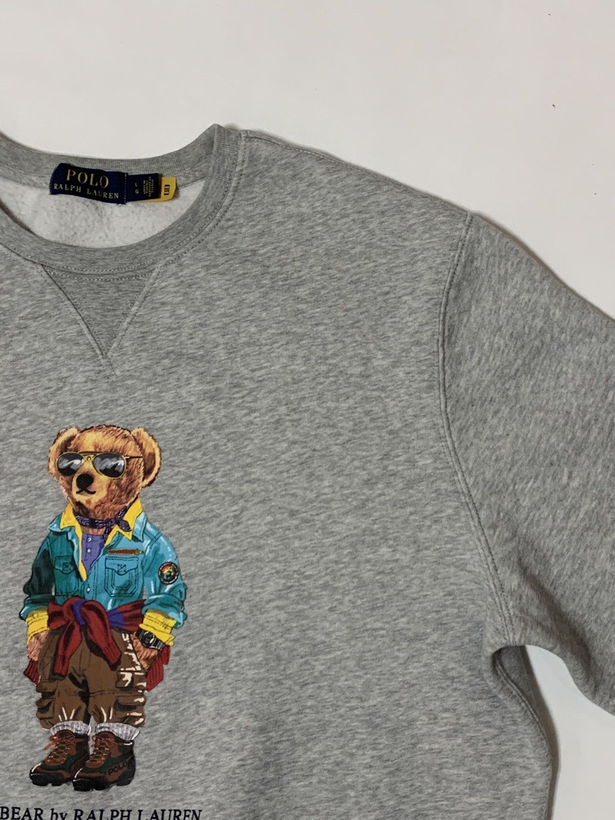 Polo Ralph Lauren × Vintage Polo Ralph Lauren Polo Bear Sweater Size US L / EU 52-54 / 3 - 11 Thumbnail