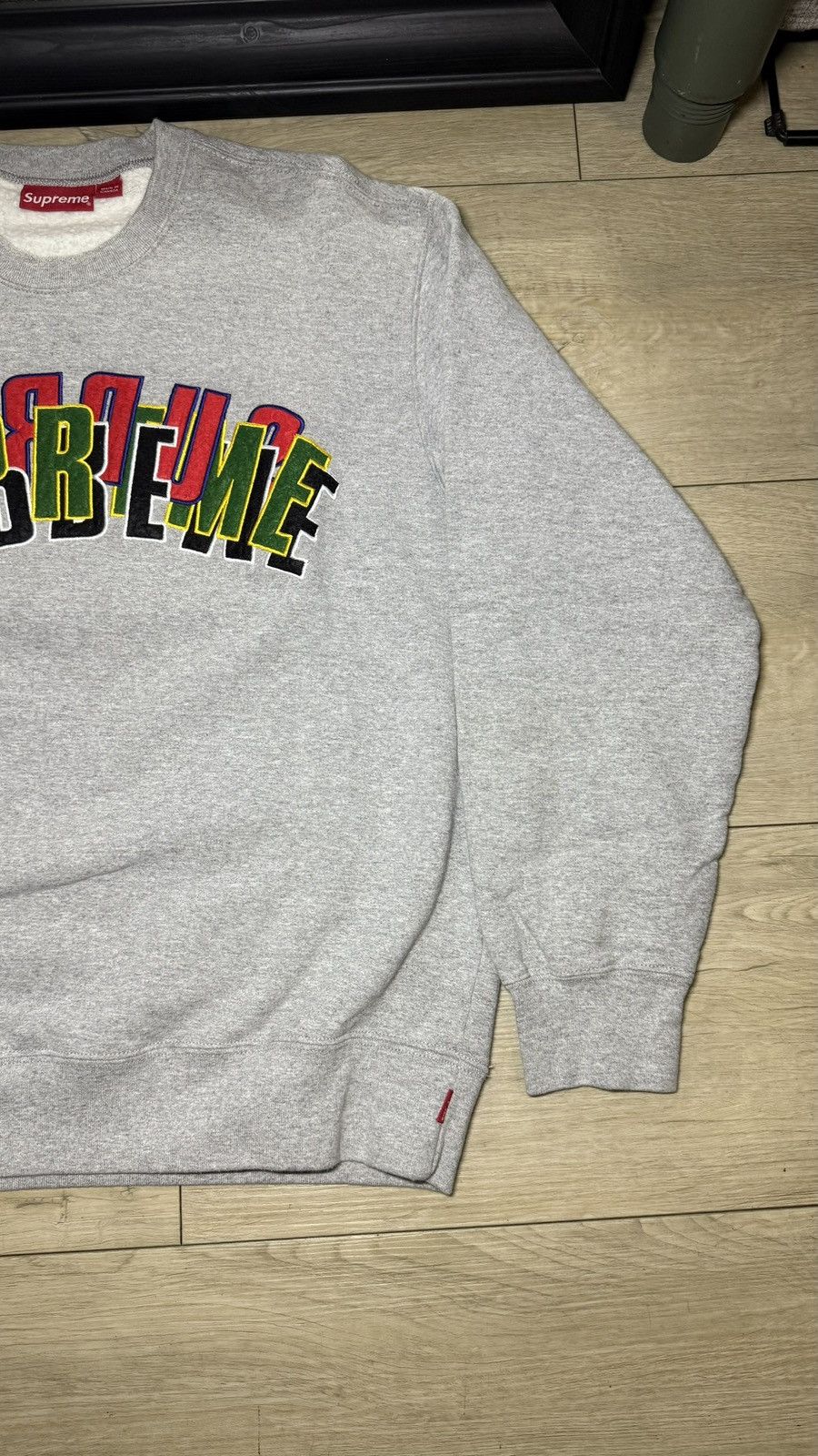 Supreme Rare Supreme Stacked Embroidered Multi Logo Sweatshirt Size US M / EU 48-50 / 2 - 3 Thumbnail