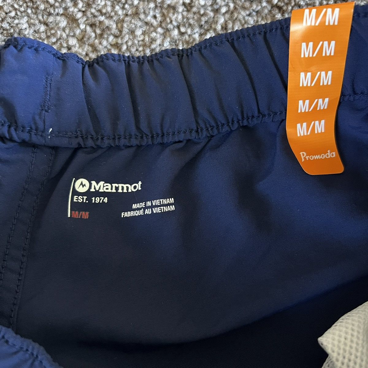 Marmot Marmot Bronco Juniper Navy Performance UPF 50 Shorts Size 36" / US 14 / IT 50 - 3 Thumbnail