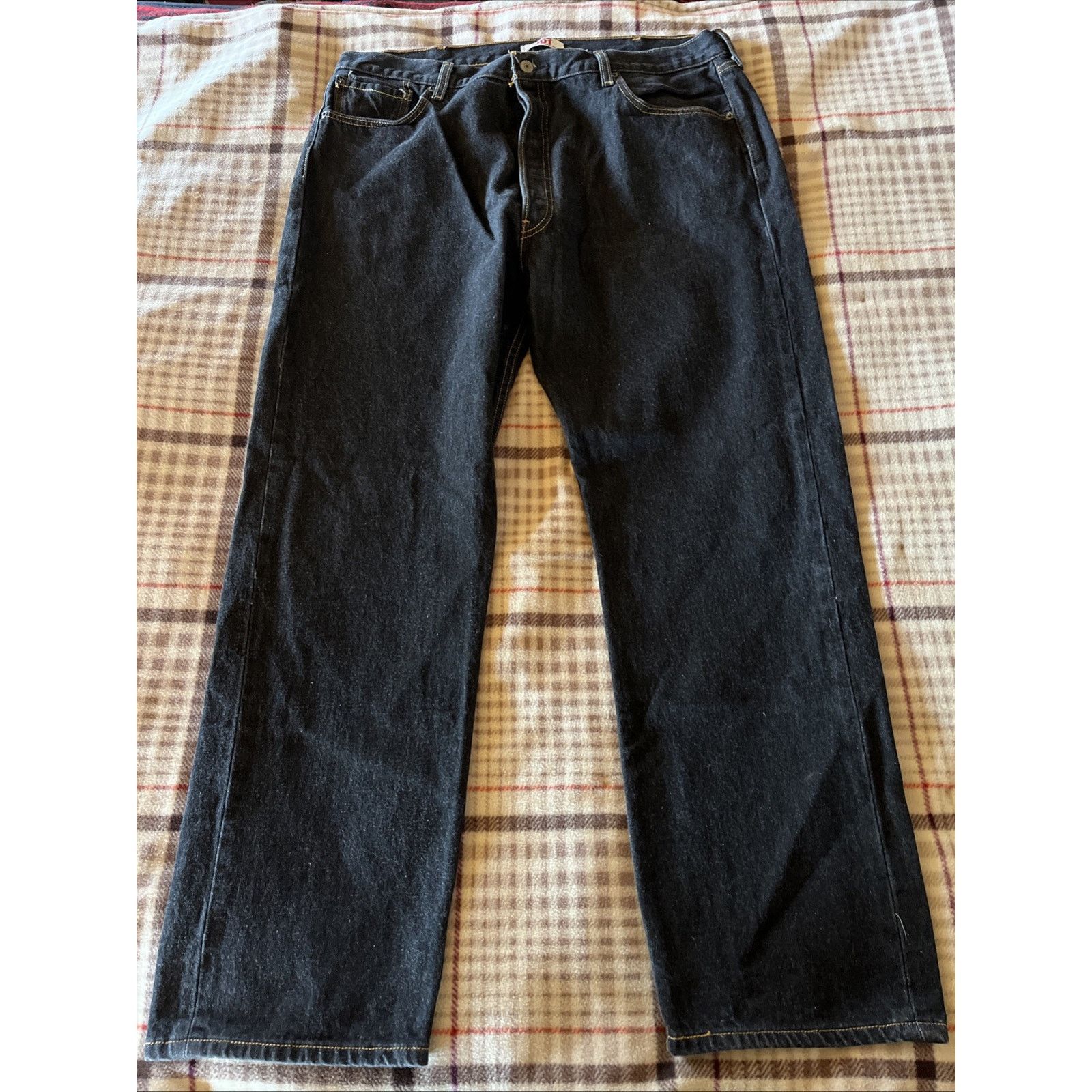 Levi's Levi’s VTG 501 XX Jeans 38x31 Fit Black Denim Button Fly Size US 38 / EU 54 - 2 Thumbnail