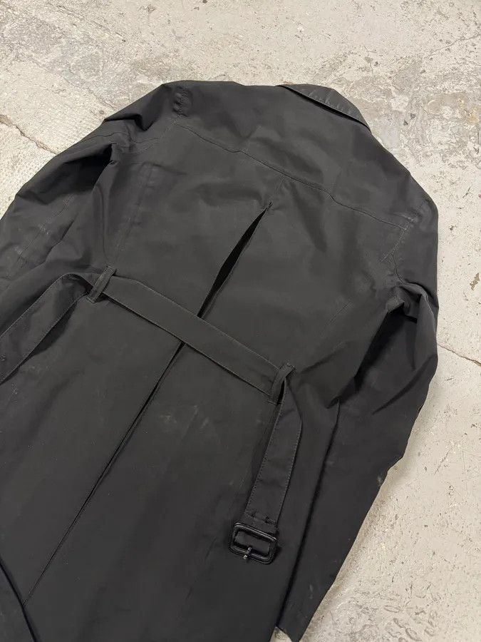Prada 2000s Prada Black Trench Raincoat Jacket Size M / US 6-8 / IT 42-44 - 5 Thumbnail
