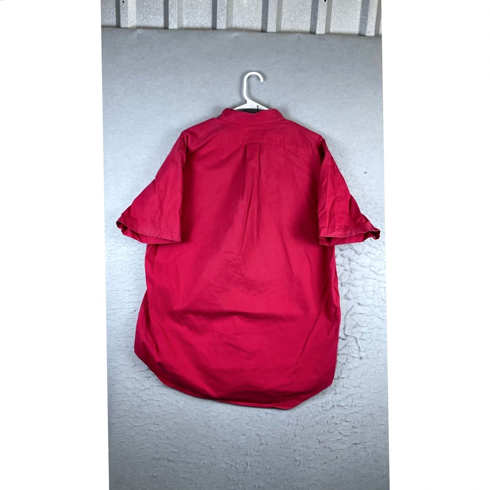 Ralph Lauren Ralph Lauren Blake Shirt Mens L Red Short Sleeve Cotton Button Down Classic Casual Size US L / EU 52-54 / 3 - 3 Thumbnail