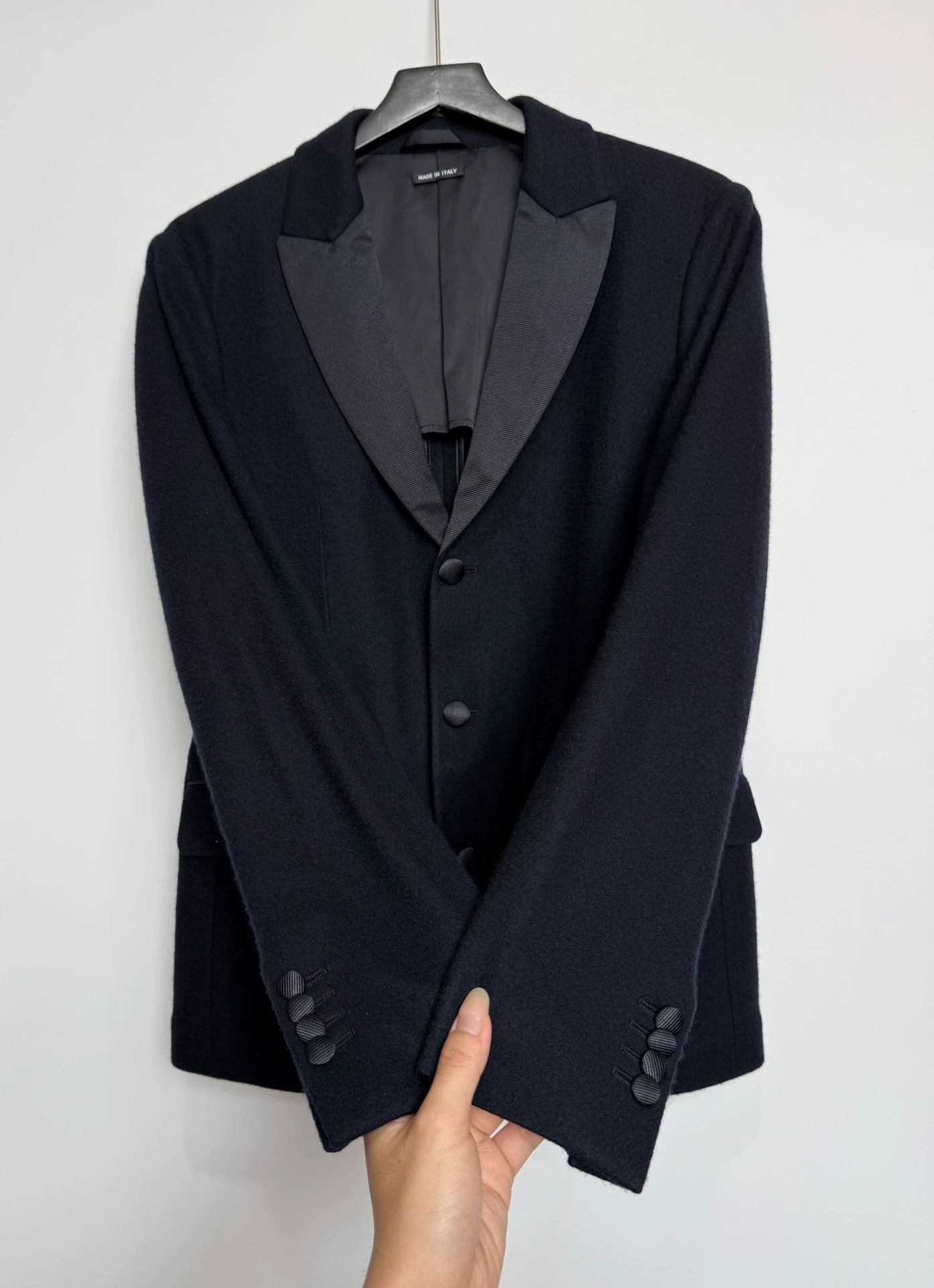 Giorgio Armani 100% Cashmere Tuxedo Jacket - 48
