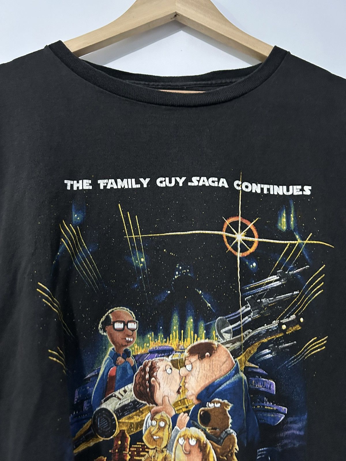 Japanese Brand × Star Wars × Vintage Vintage Family Guy T-shirt Star Wars Episode Street Wear Y2K Size US XL / EU 56 / 4 - 5 Thumbnail