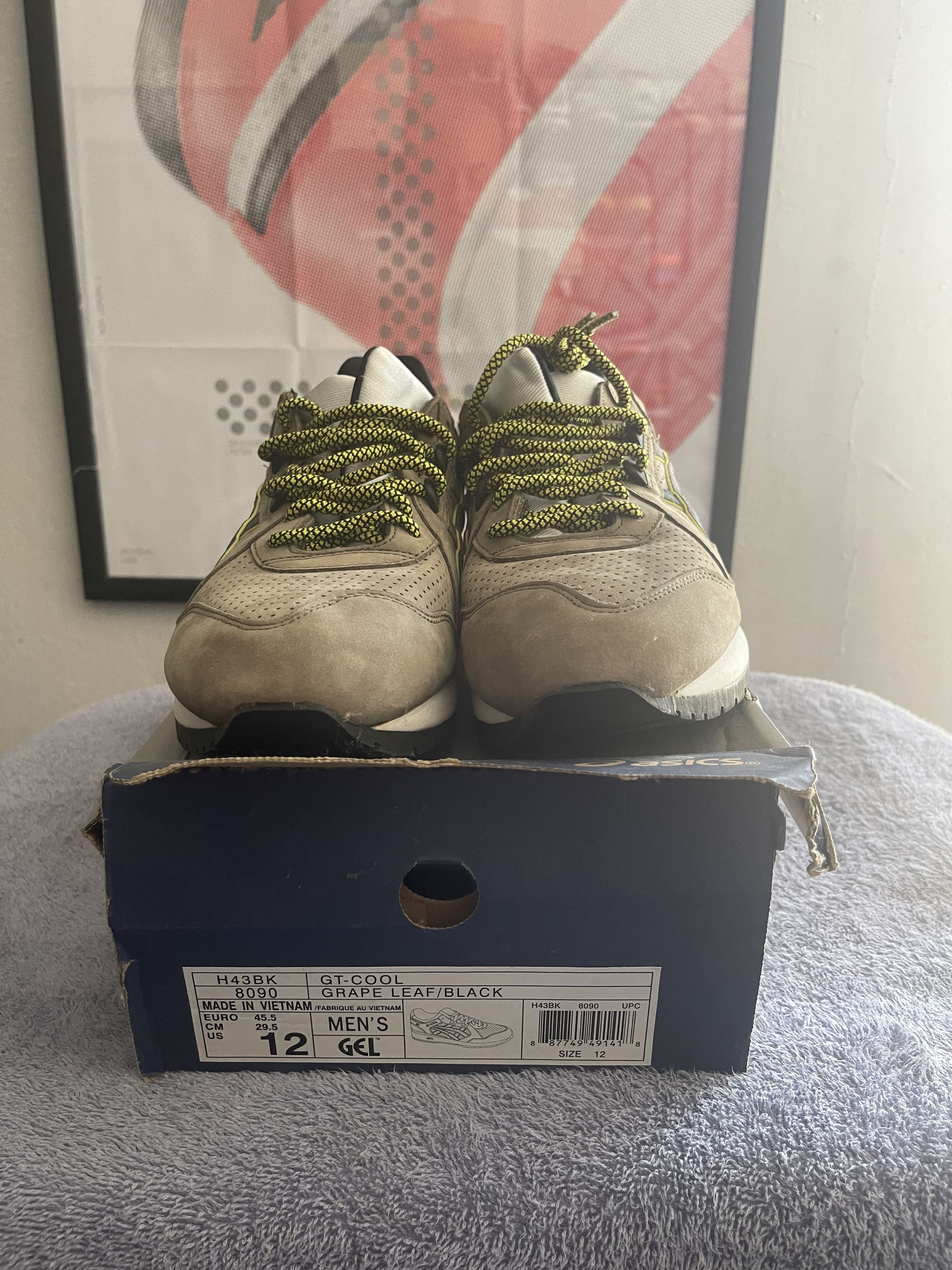 Asics x UBIQ GT-Cool Shoes Mens Sz 8 Grape Leaf/Black Sneakers H43BK-8090 ASICSASICS GT-Cool UBIQ Nightshade Grape 2014 | Mercari main image 2