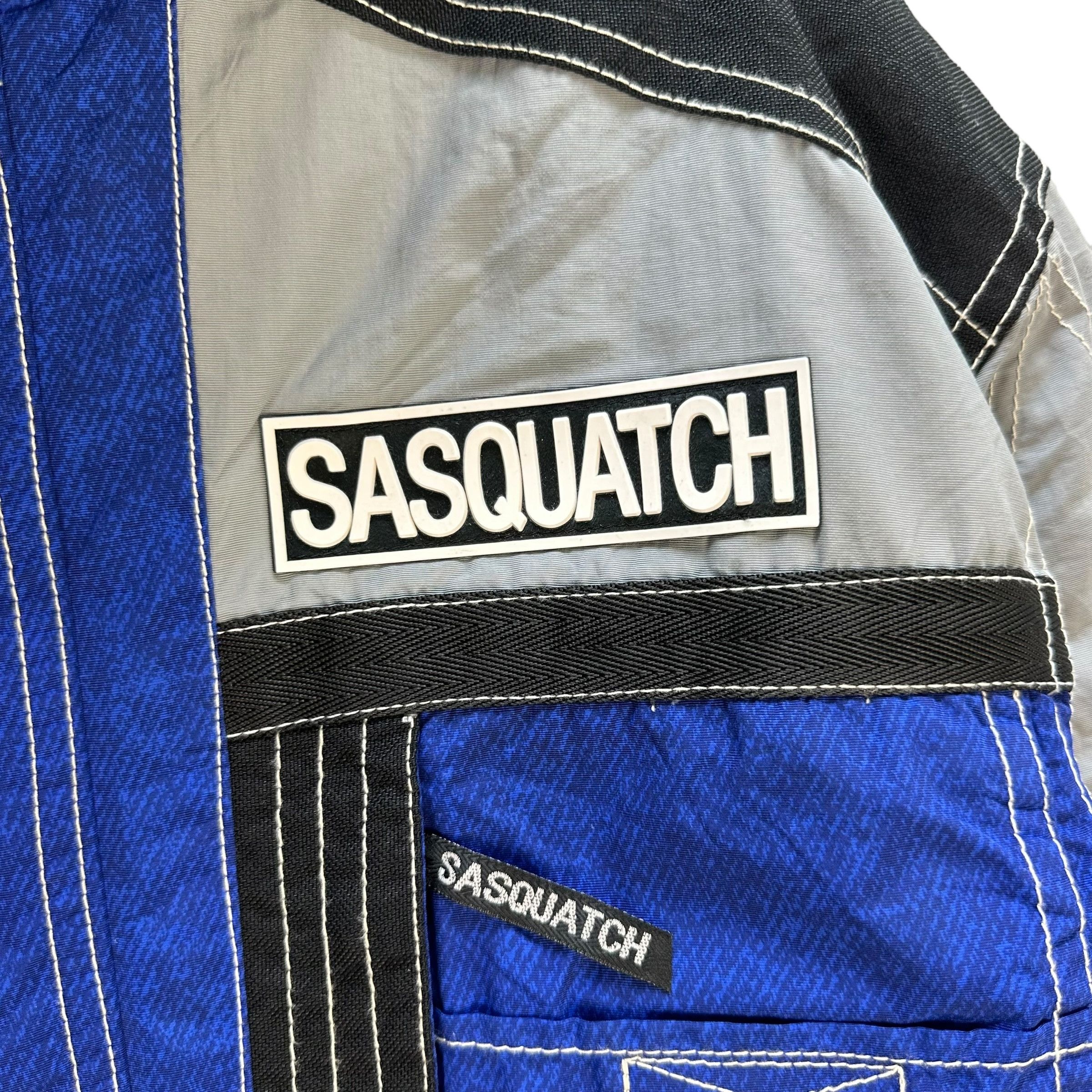 Japanese Brand SASQUATCH Blue Hooded Ski Jacket #A34-0775 Size US L / EU 52-54 / 3 - 3 Thumbnail