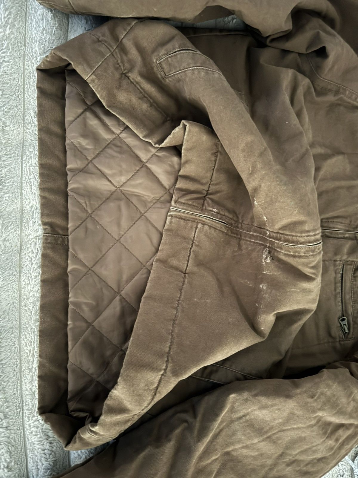 Vintage vintage chicago music vtg guitar thrashed flight jacket coat Size US L / EU 52-54 / 3 - 19 Thumbnail