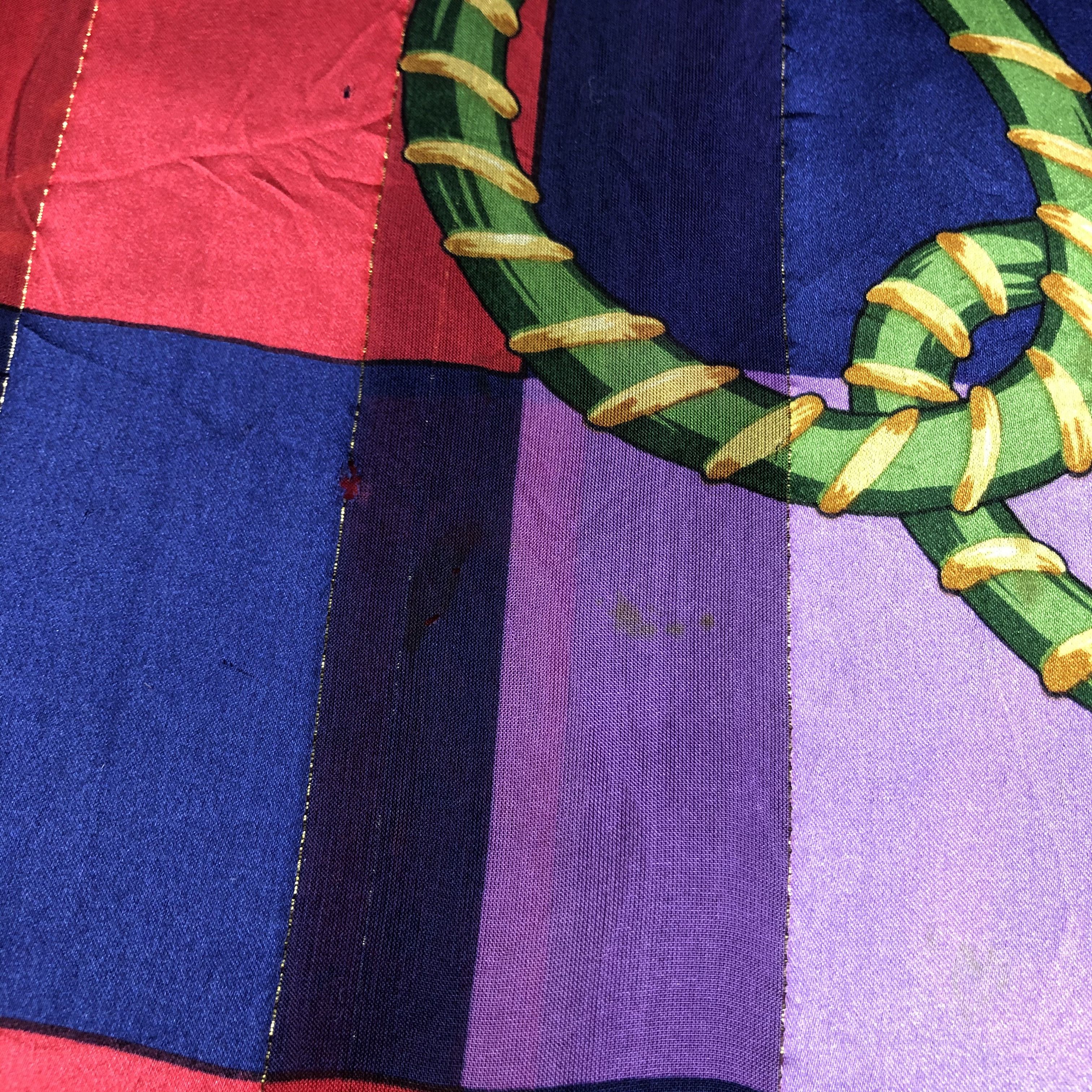 Vintage Vintage Silk Scarf Size ONE SIZE - 4 Thumbnail