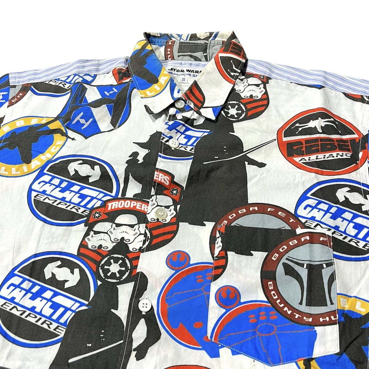 Comme des Garcons × Comme des Garcons Homme × Comme des Garcons SHIRT 🇫🇷 2000s Comme Des Garcons Shirt x Star Wars CDG Short Shirt Size US S / EU 44-46 / 1 - 3 Thumbnail