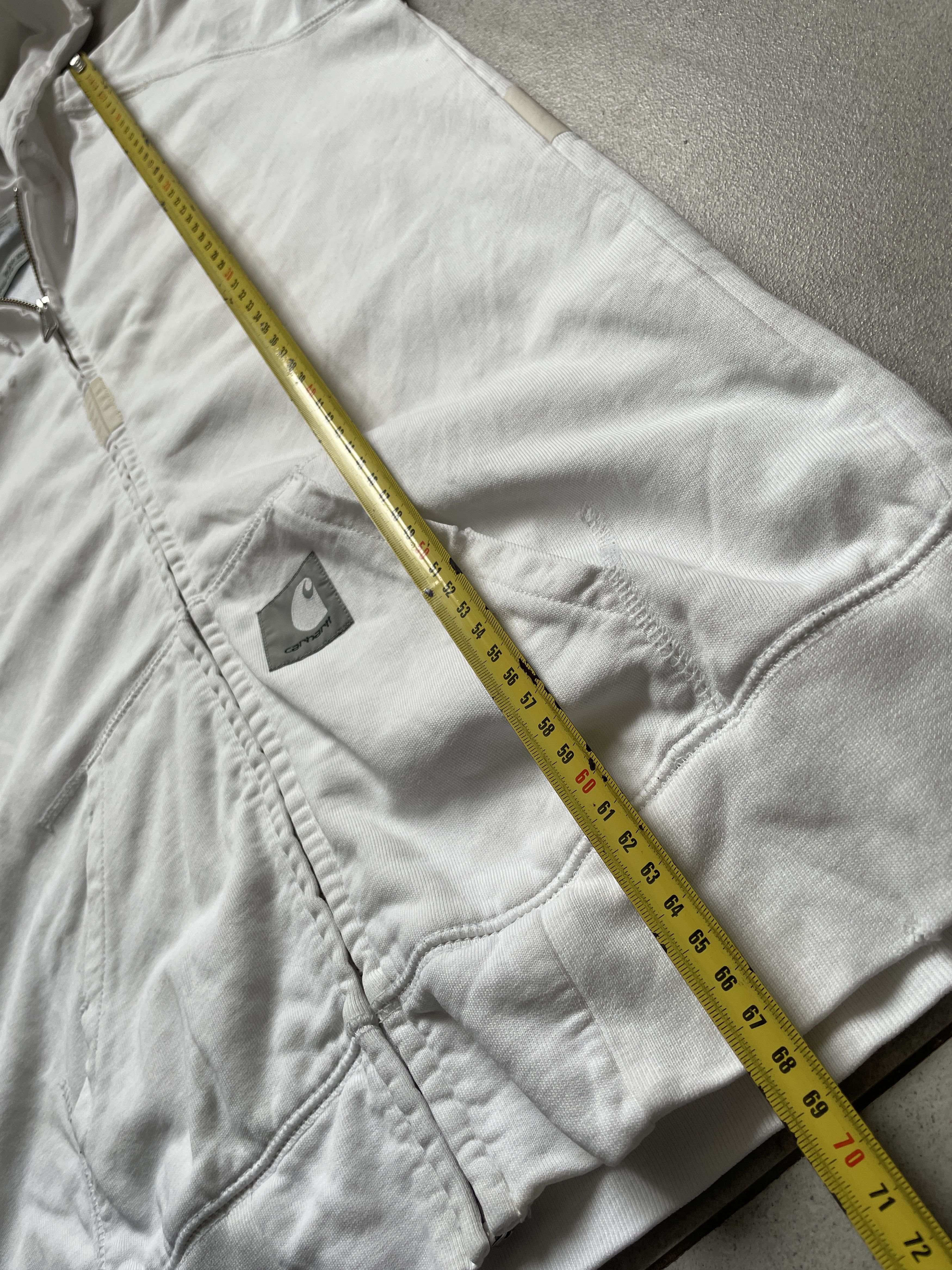Carhartt CARHARTT \SLAM JAM WHITE DISTRESSED REFLECTIVE ZIP HOODIE Size US S / EU 44-46 / 1 - 15 Thumbnail