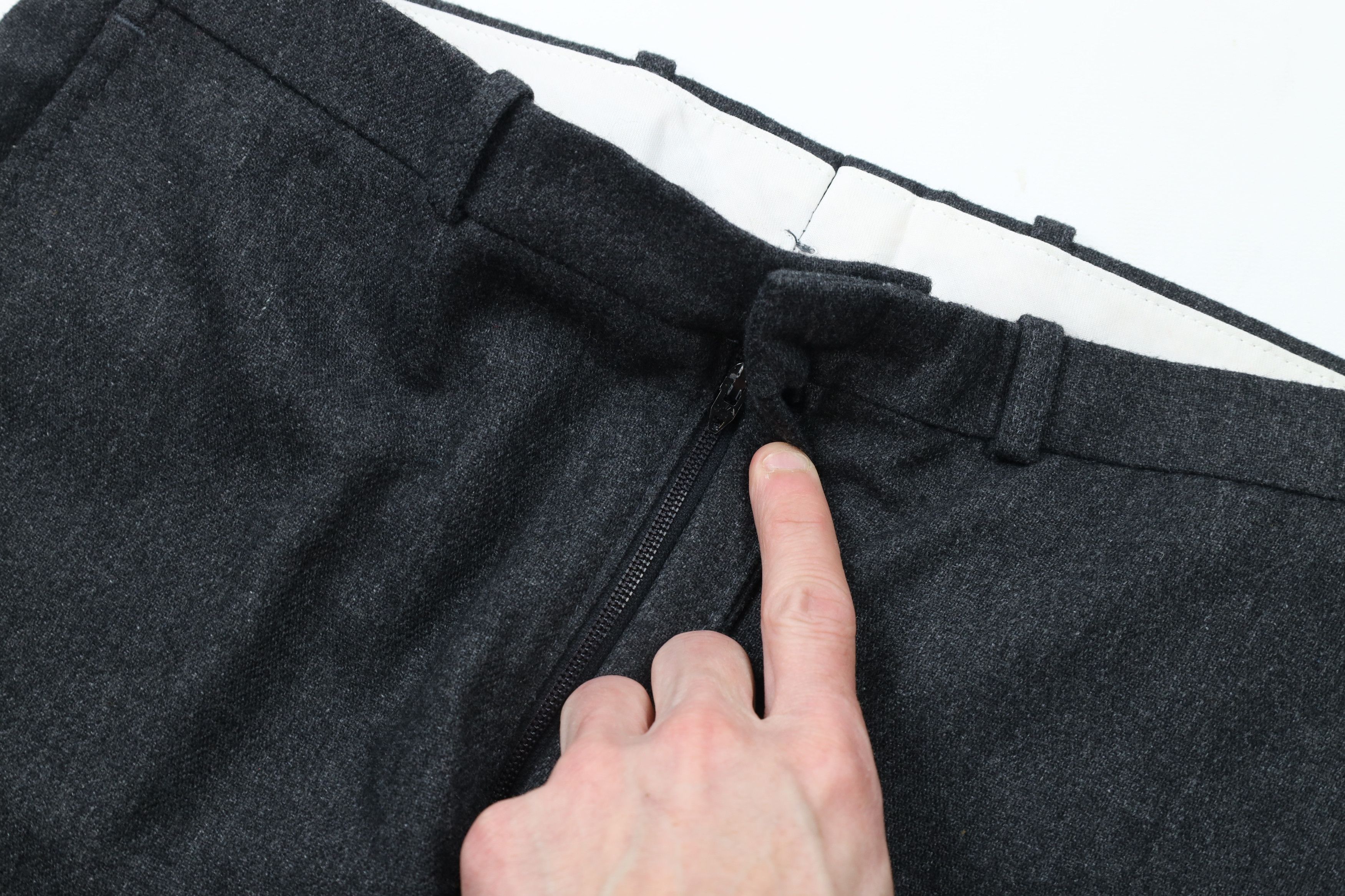 Vintage Vintage 70s Streetwear Leg Chino Pants Trousers Gray USA Size US 32 / EU 48 - 5 Thumbnail