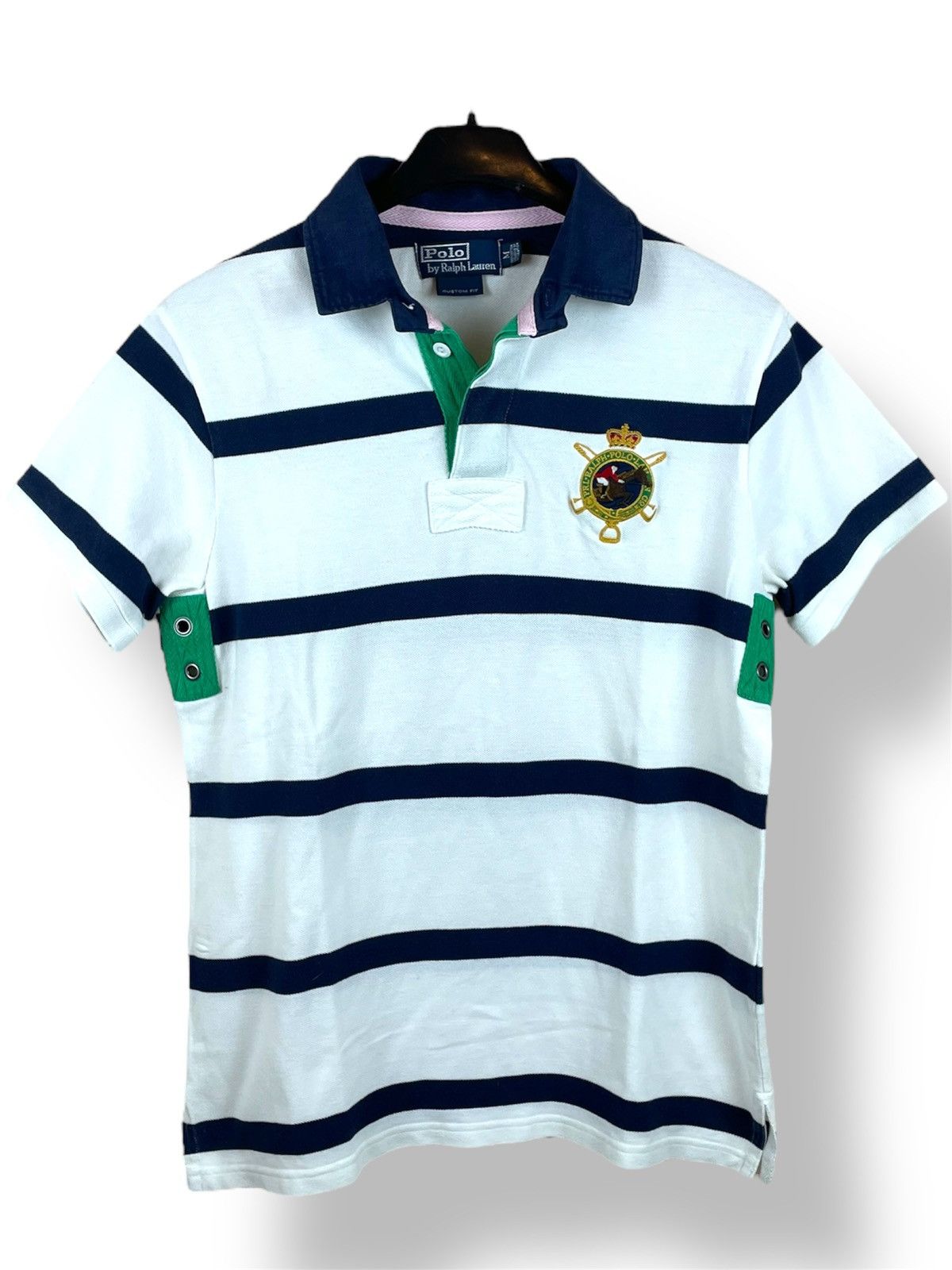 Ralph Lauren Ralph Lauren Custom Fit Striped Polo Shirt – Size M (10/10) Size US S / EU 44-46 / 1 - 1 Thumbnail
