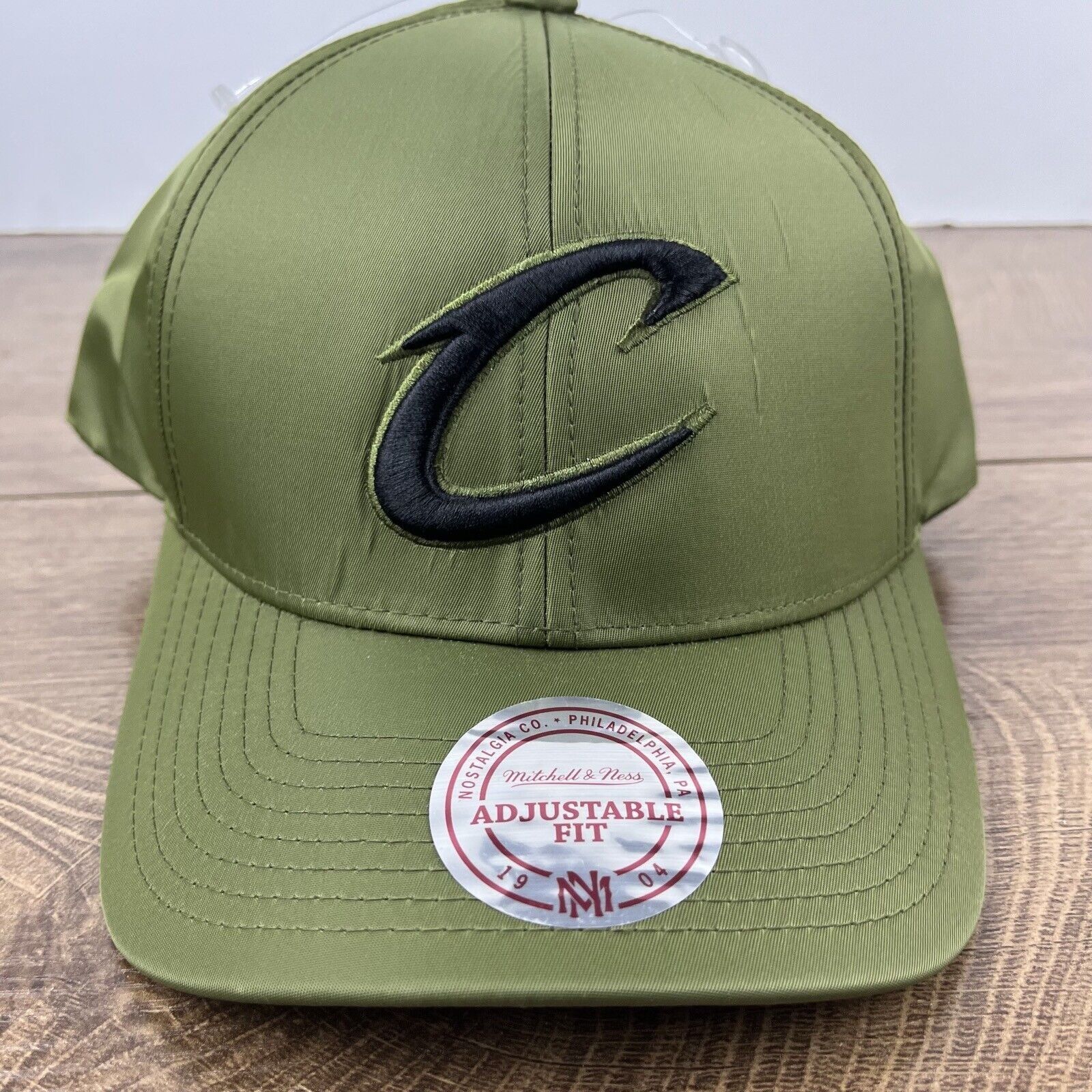 Mitchell & Ness Cleveland Cavaliers Snapback Hat Green Adjustable Green Mitc Size ONE SIZE - 5 Thumbnail