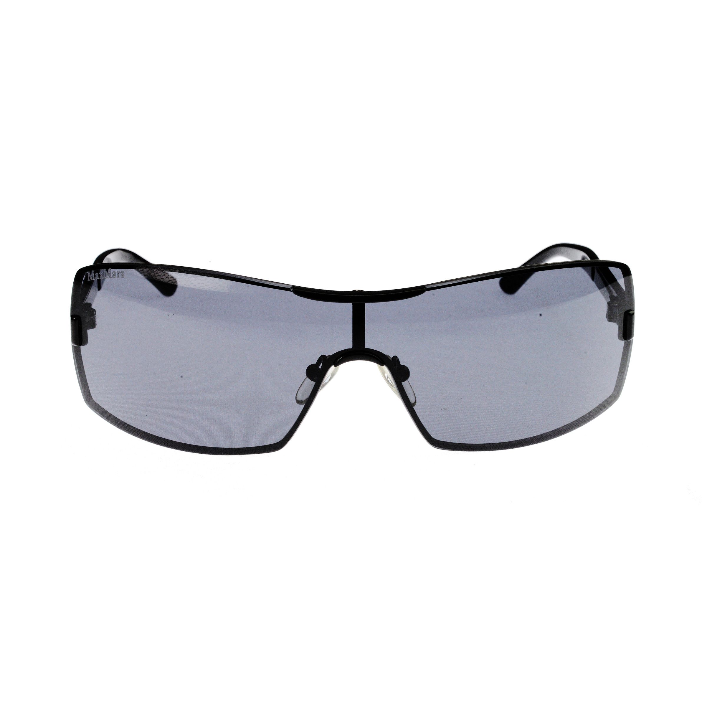 Max Mara Max Mara '00s Black Metal Oversized Sunglasses Size ONE SIZE - 1 Thumbnail
