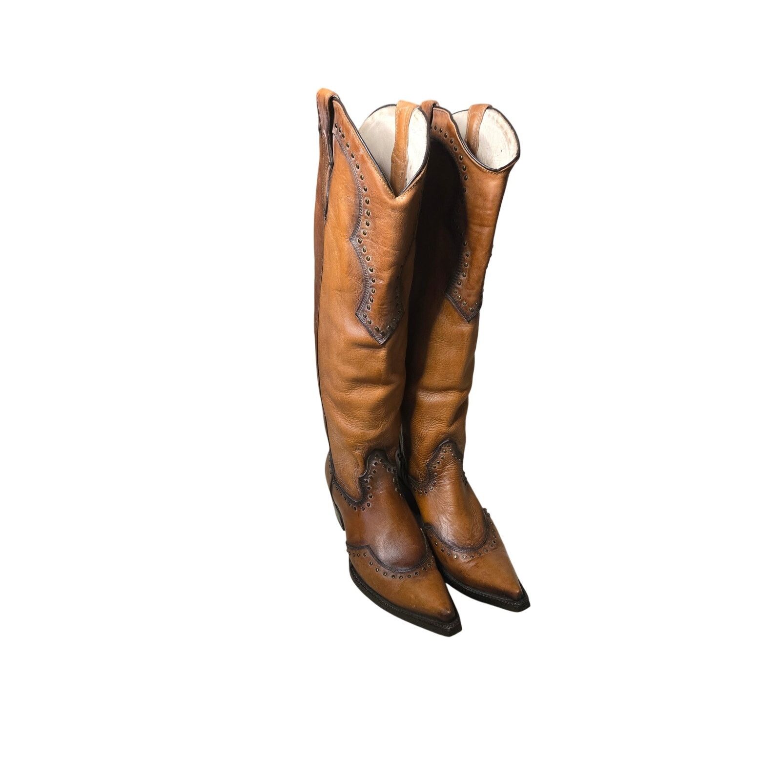 Palm Angels Desert Angels High Western Leather Boots Size 8 Size US 8 / IT 38 - 3 Thumbnail