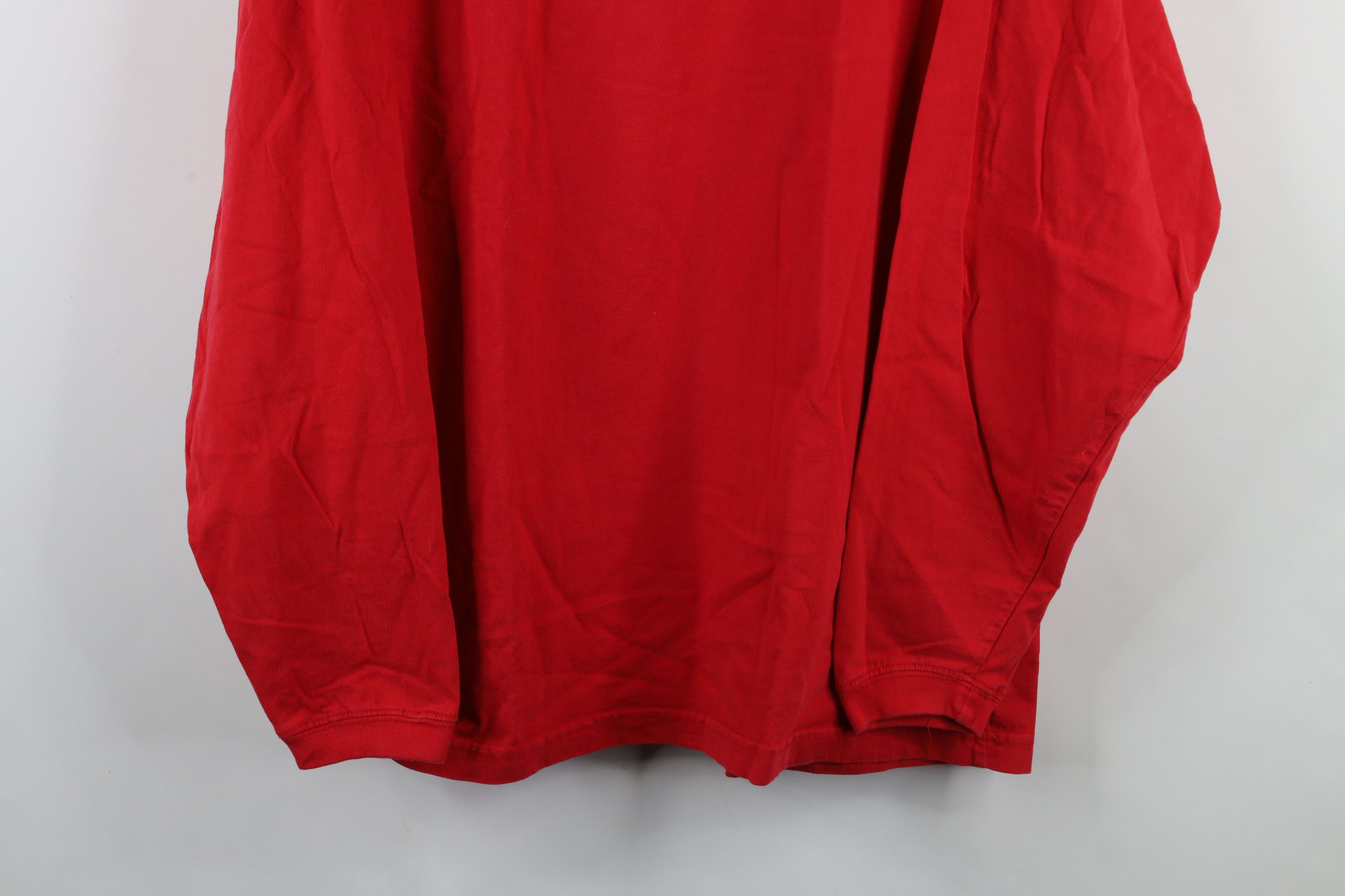Vintage Vintage 90s Ohio State University Mock Neck T-Shirt Cotton Size US L / EU 52-54 / 3 - 3 Thumbnail