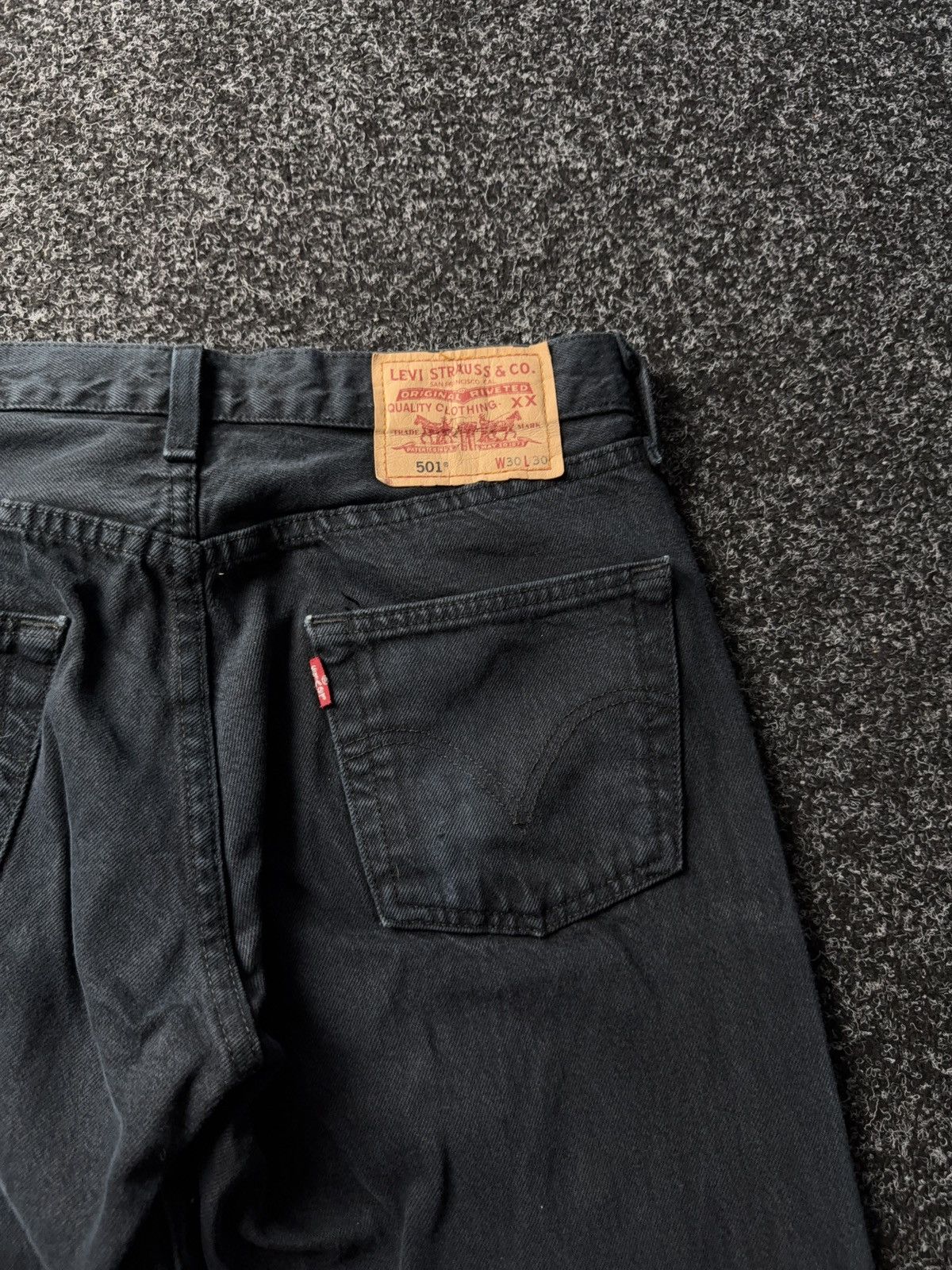 Levi's Vintage Levi’s 501 Black Jeans W30 L32 Made in Mexico Size US 30 / EU 46 - 10 Thumbnail