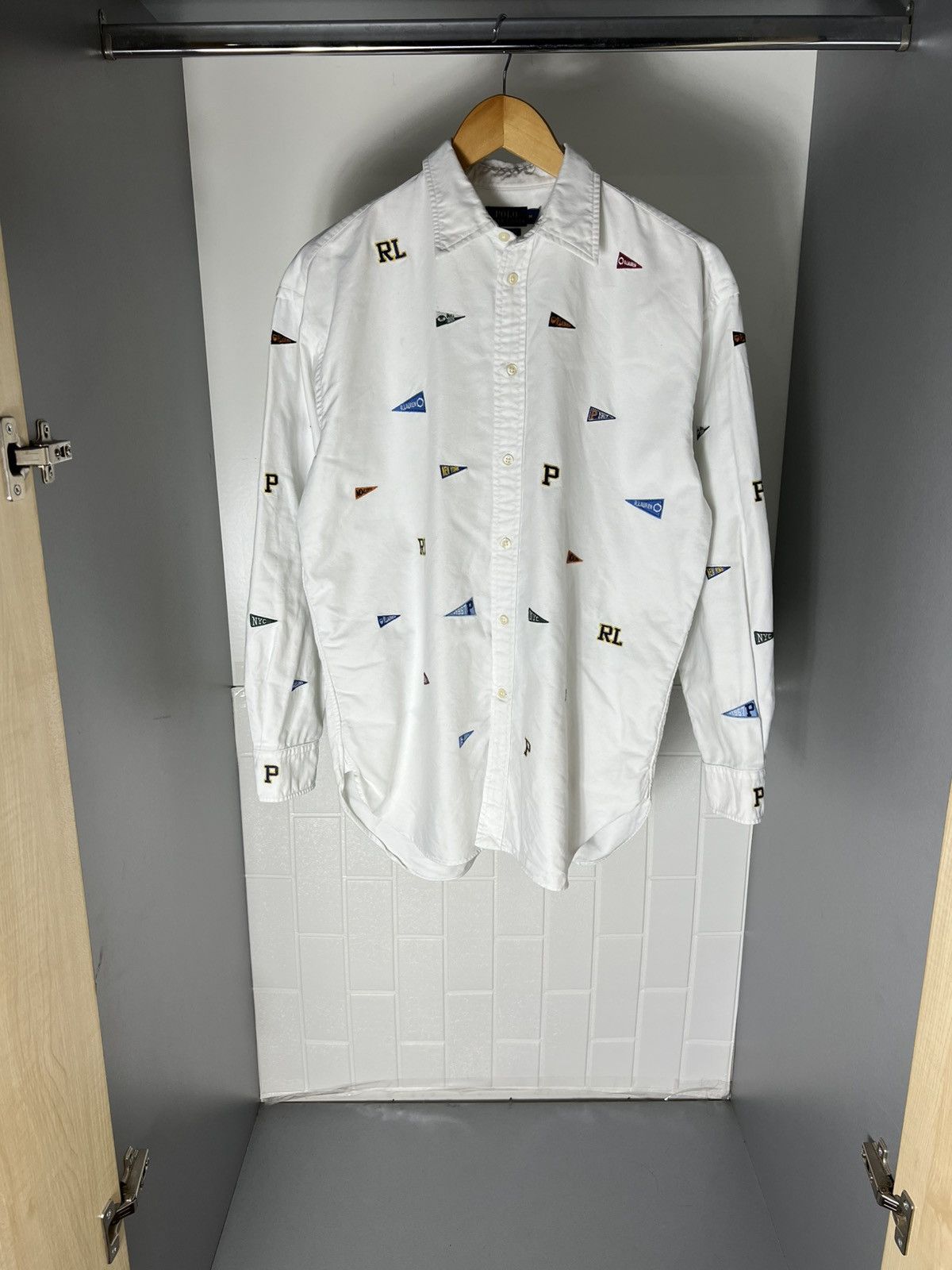 VINTAGE POLO RALPH LAUREN MONOGRAM DESIGNER CASUAL Y2K 90s