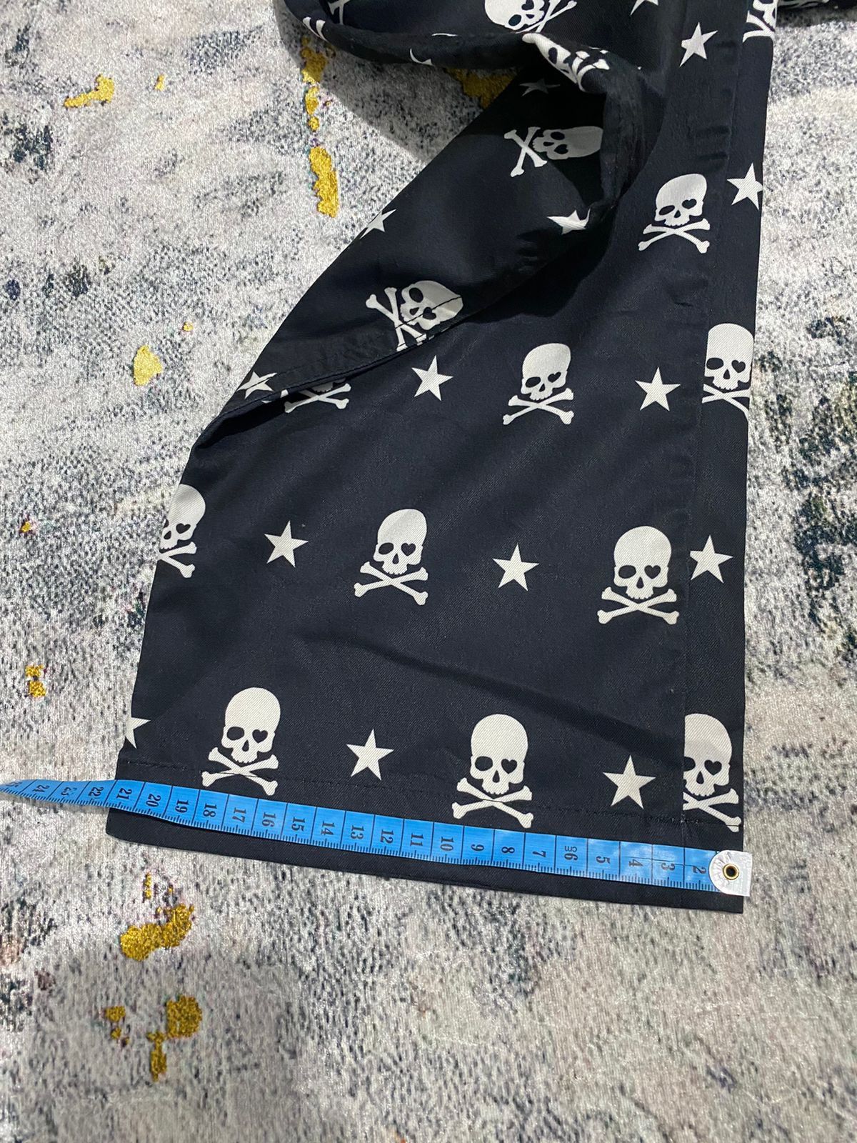 Hysteric Glamour Japanese Skull Full Print Y2k Punk Alexander McQueen STYLE Size US 33 - 16 Thumbnail