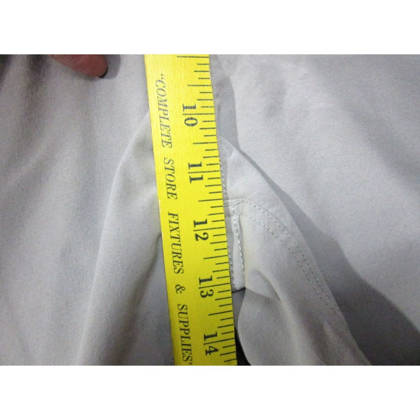 Vintage Tasc Performance Shorts Mens 38 Gray Chino Tailored Logo Mid Rise Slash Pockets Athleisure Stretch Size US 38 / EU 54 - 7 Thumbnail