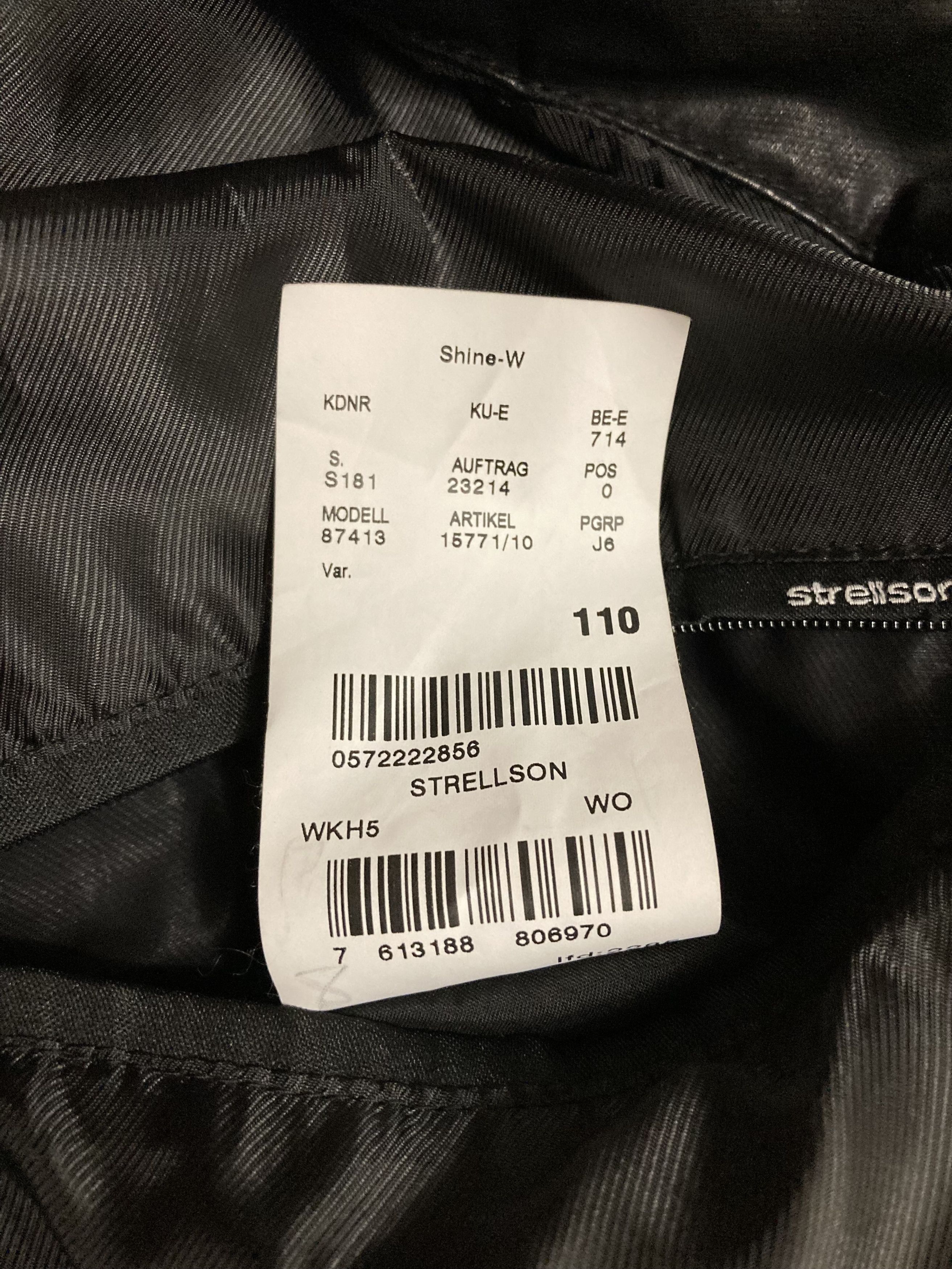 Strellson × Vintage STRELLSON Vintage Black Waxed Denim Light Jacket Size US L / EU 52-54 / 3 - 13 Thumbnail