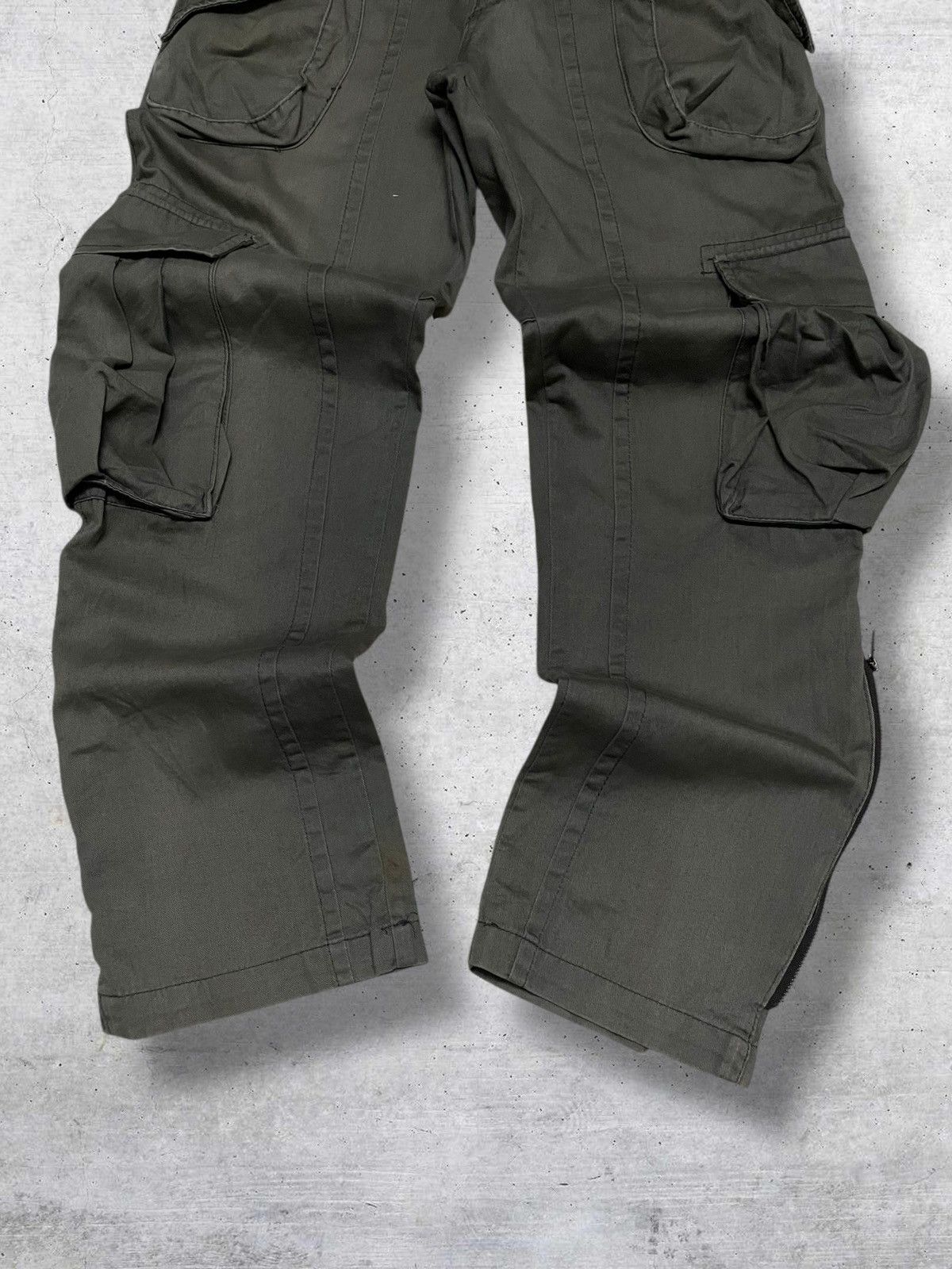 Beauty Beast VINTAGE BIKE STAR JAPAN 90S UTILITY CARGO COMBAT PANT FADED Size US 30 / EU 46 - 3 Thumbnail