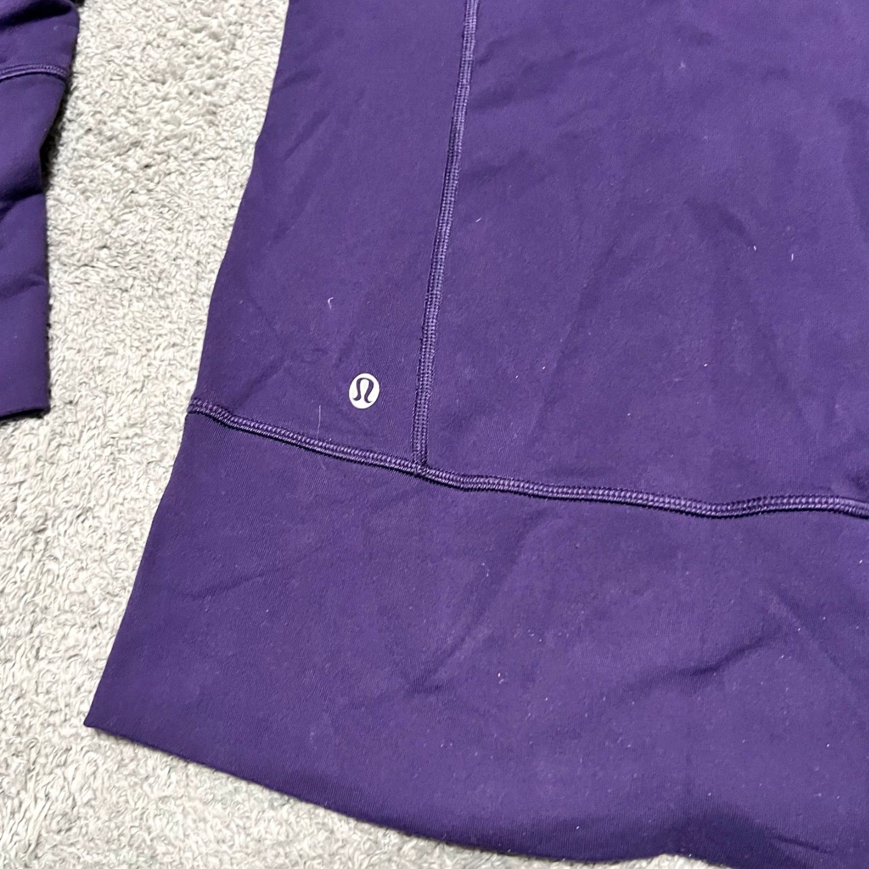 Lululemon Lululemon In Stride Jacket Womens 4 Full Zip Purple Thumbholes Size S / US 4 / IT 40 - 4 Thumbnail