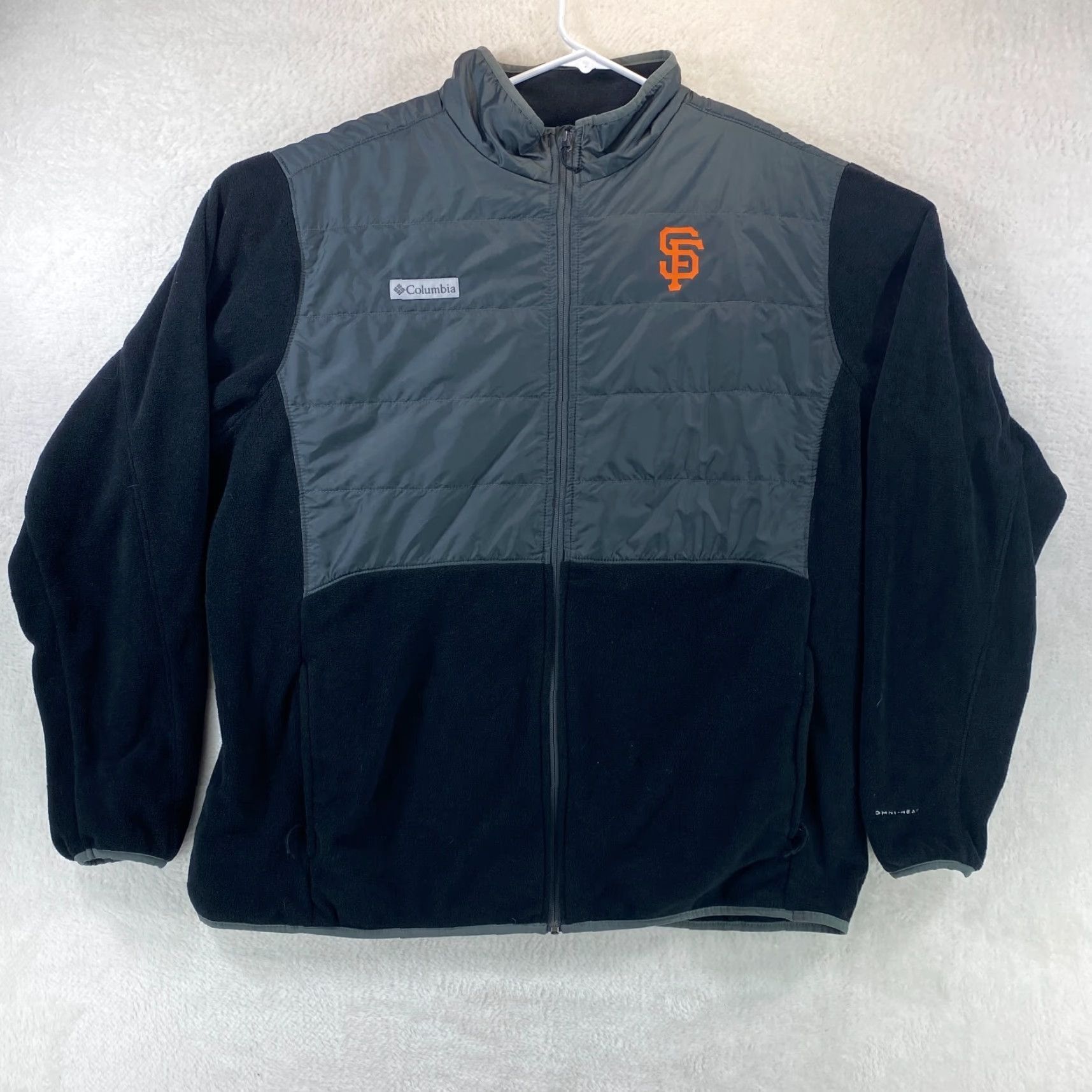 Vintage VINTAGE San Francisco Giants Columbia Mens 2XL Fleece Jacket Omni Heat Pockets Black Orange Size US XXL / EU 58 / 5 - 3 Thumbnail