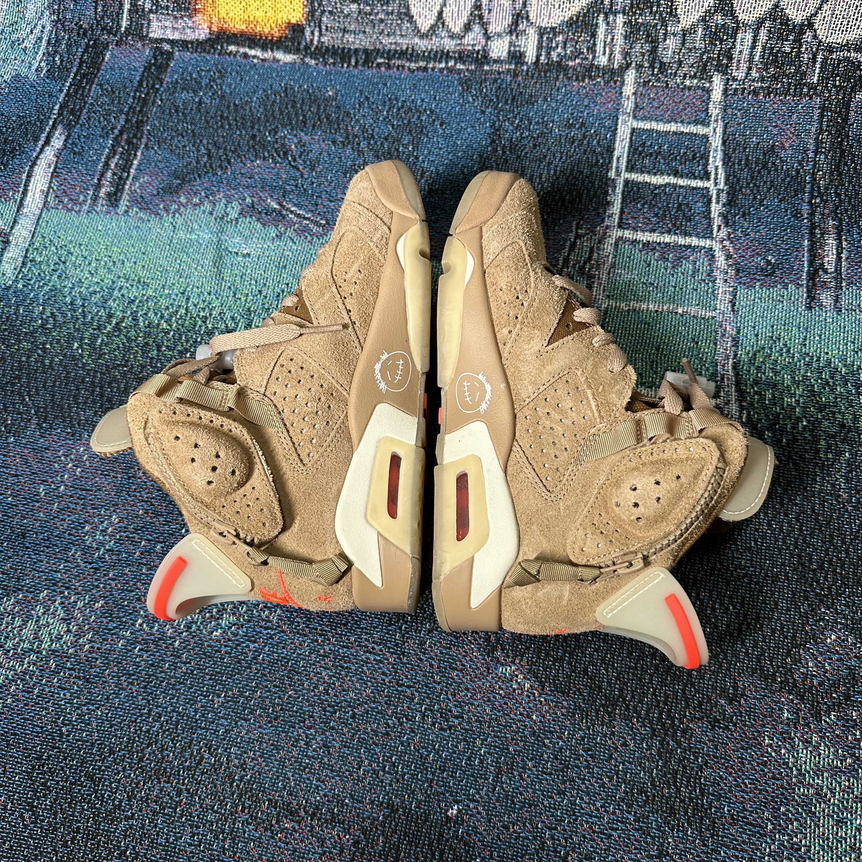 Jordan Brand × Travis Scott Air Jordan x Travis Scott Retro 6 British Khaki Size US 5 / EU 37 - 8 Thumbnail