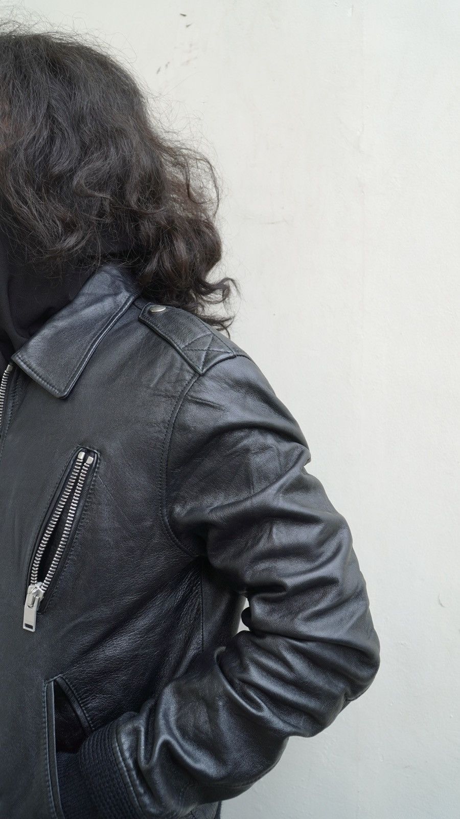 Saint Laurent Paris Saint Laurent - Hedi Slimane F/W15 - Aviator Leather Jacket Size US S / EU 44-46 / 1 - 13 Thumbnail