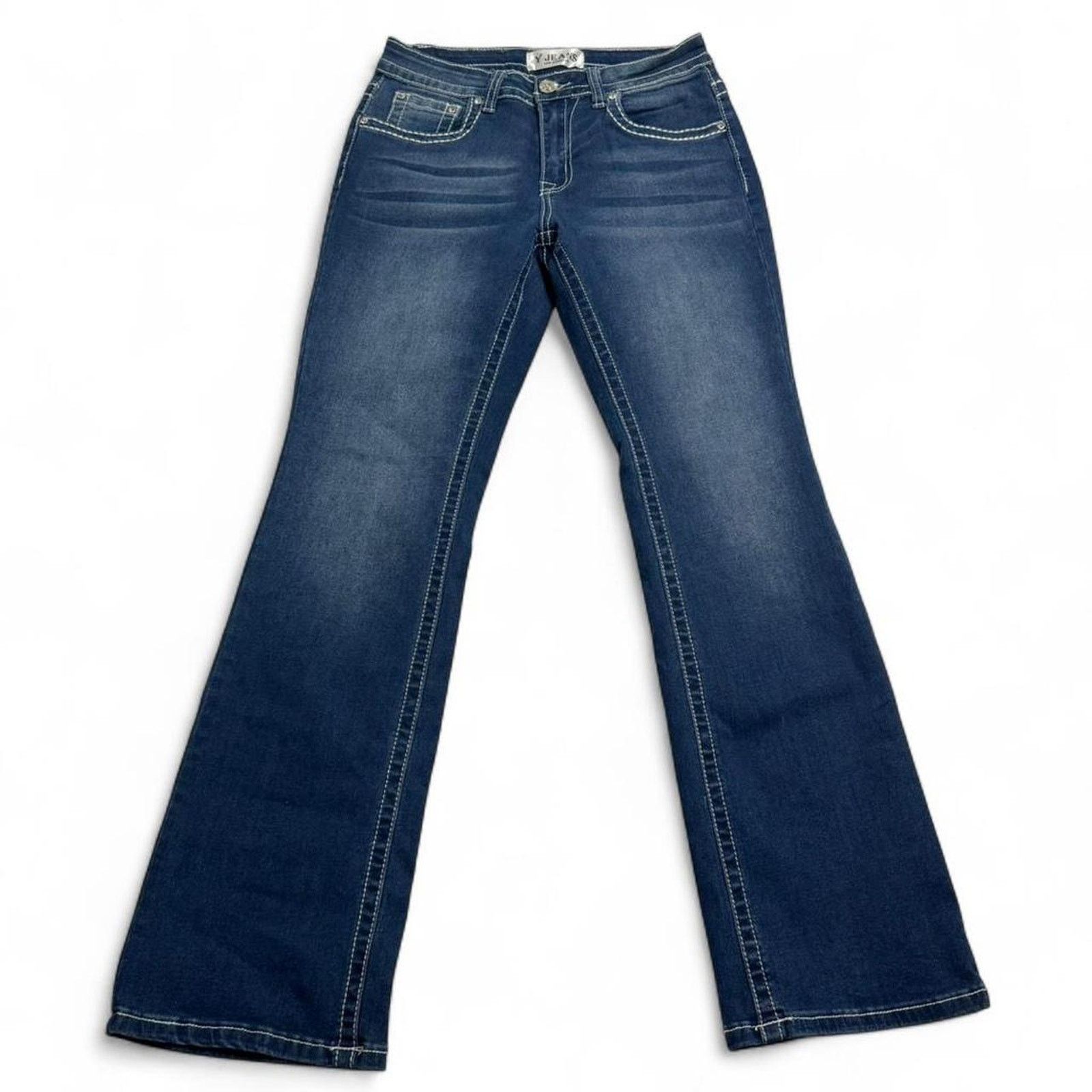 Other Y Jeans Los Angeles blue bootcut Y2K 2000s jeans size 7/8 Size 30" / US 8 / IT 44 - 2 Thumbnail