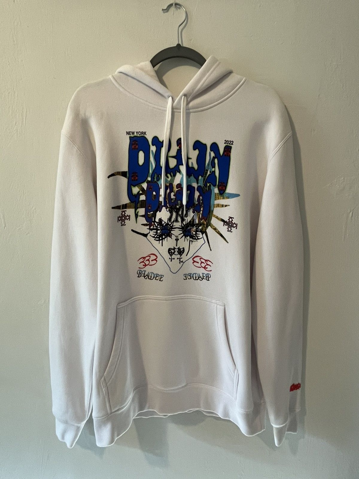 Bladee Drain Gang NYC popup release “D9” Hoodie