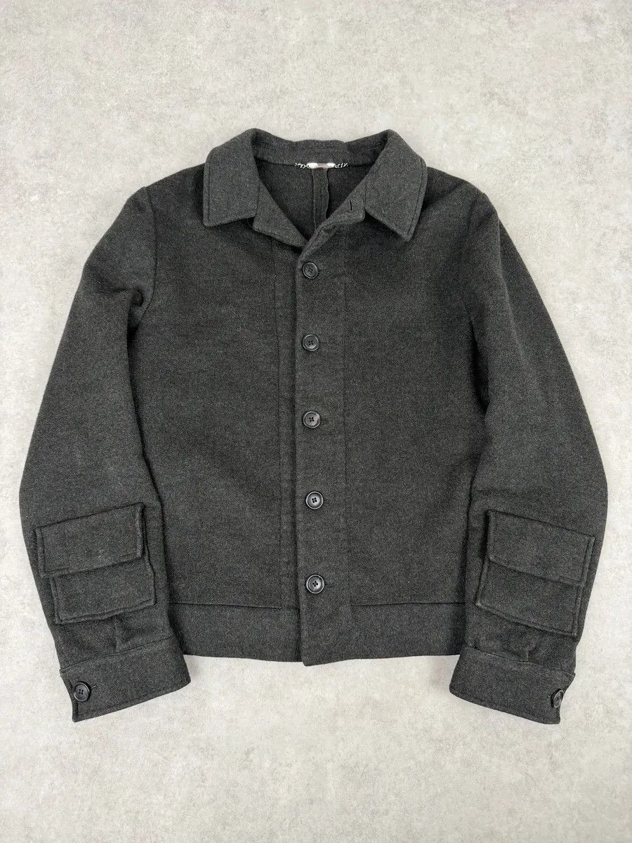 Dolce & Gabbana AW1999 Dolce & Gabbana Dark Grey Classy Cargo Cashmere Jacket Size US M / EU 48-50 / 2 - 1 Thumbnail