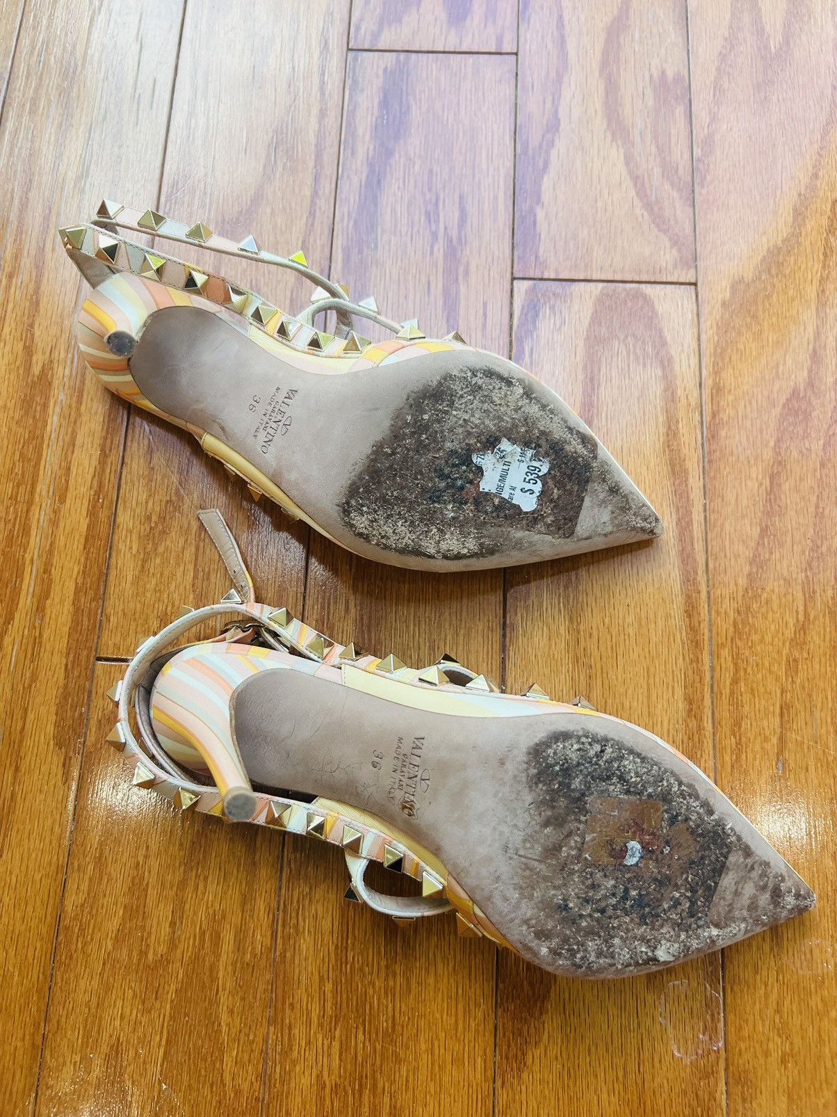 Valentino Valentino heels with studs Size US 6 / IT 36 - 4 Thumbnail