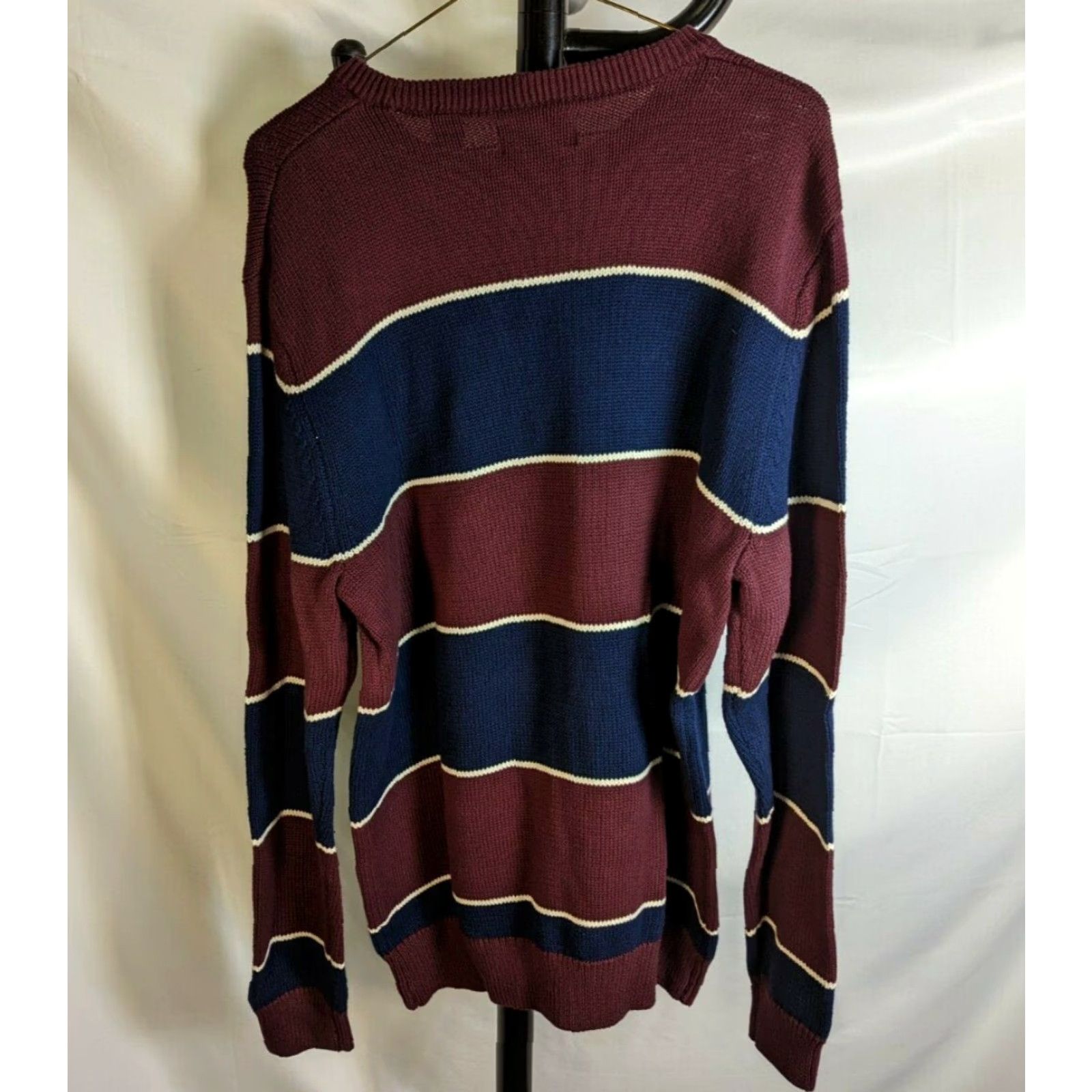 Chaps NWT Chaps Original Crewneck Mens Medium Rich Ruby Long Sleeve Knit Sweater Size US M / EU 48-50 / 2 - 7 Thumbnail