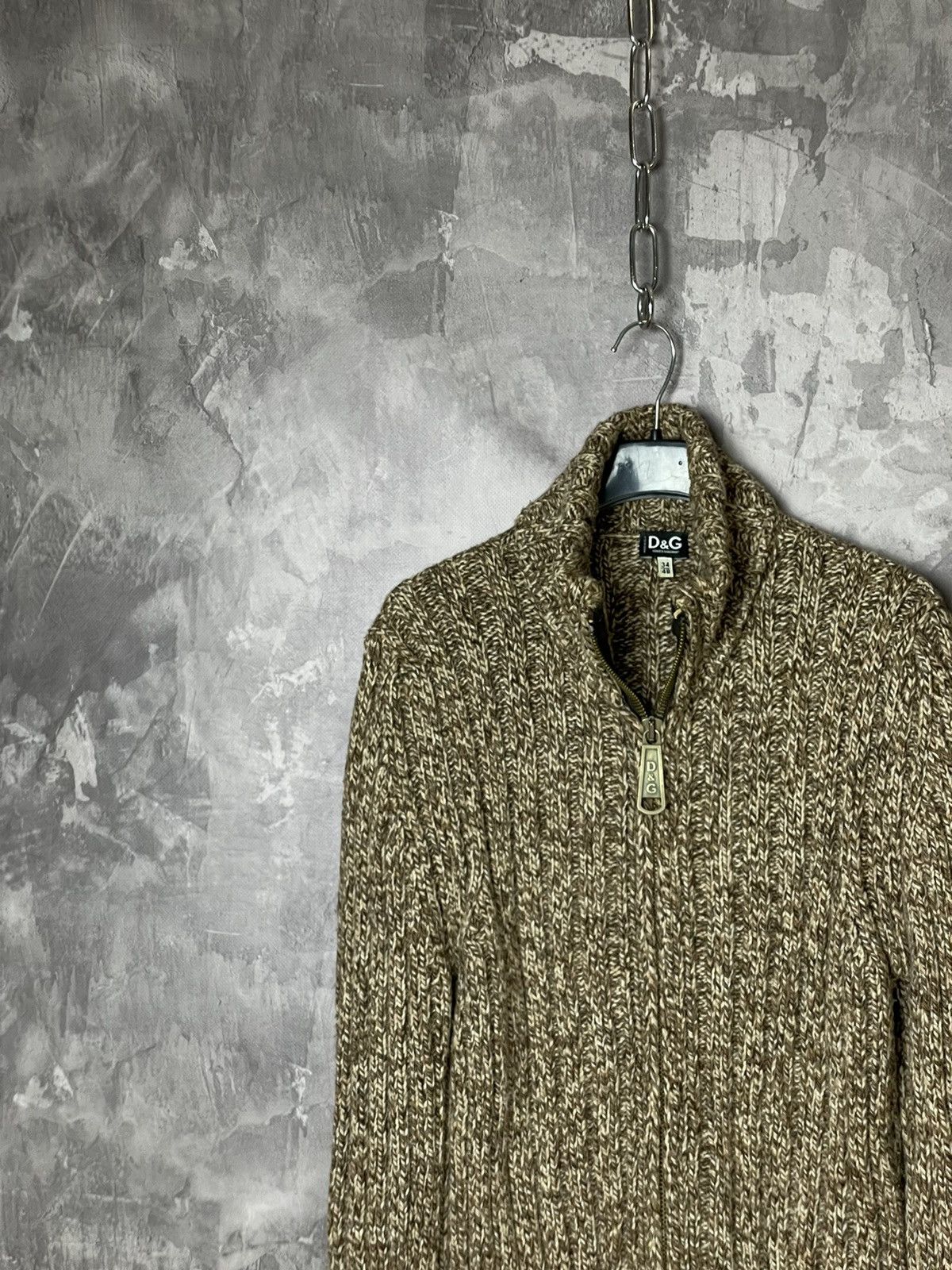 Dolce & Gabbana × Vintage CRAZY VINTAGE DOLCE GABBANA STRIPED 3D KNIT SWEATER Y2K Size US M / EU 48-50 / 2 - 3 Thumbnail