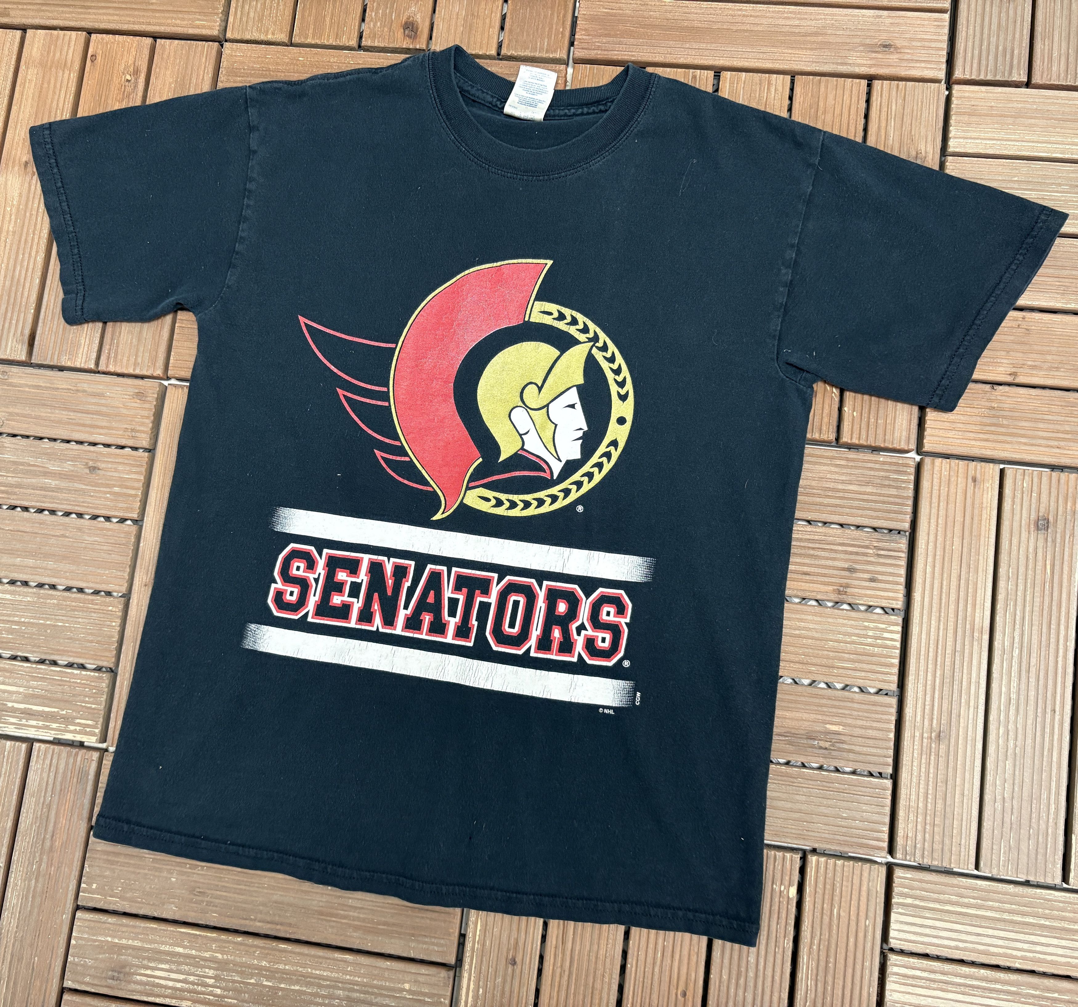 Vintage Ottawa Senators Vintage Black T-Shirt Tee Size US M / EU 48-50 / 2 - 3 Thumbnail