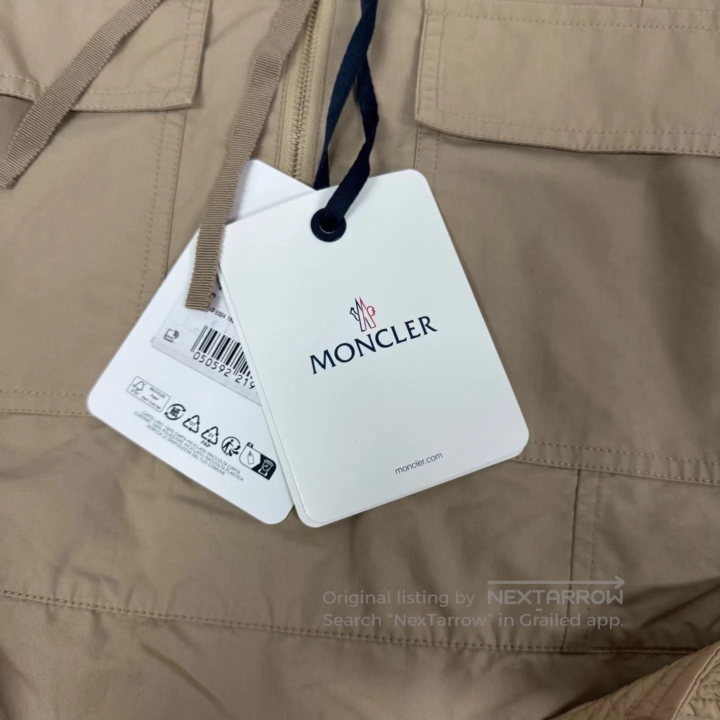 Moncler Moncler SS25 Zipper closure; Removable waistband; Side sli Size L / US 10 / IT 46 - 4 Thumbnail