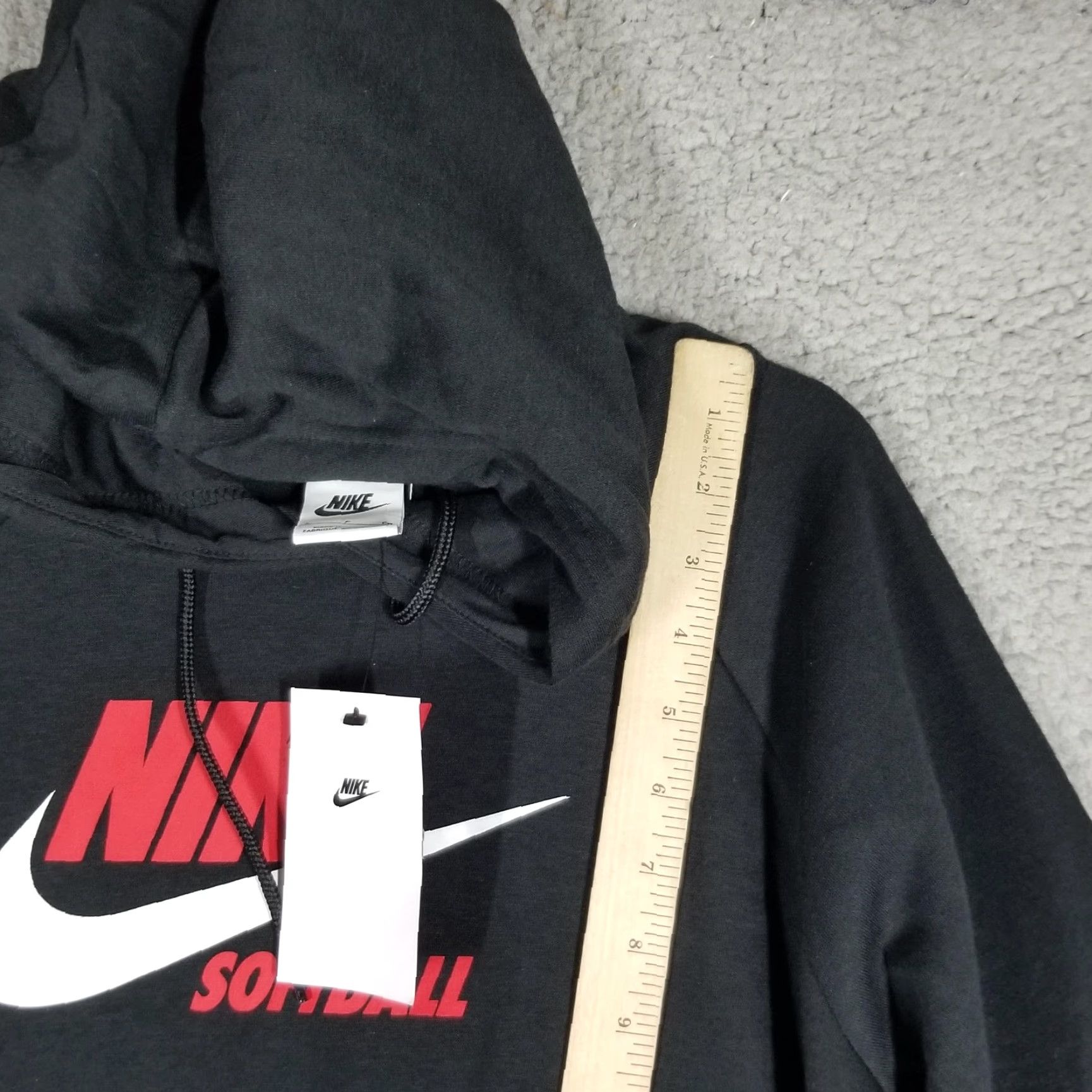 Nike Nike Softball Hoodie Mens Small Black Varsity Fleece Hoody Pullover Logo Size US S / EU 44-46 / 1 - 4 Thumbnail