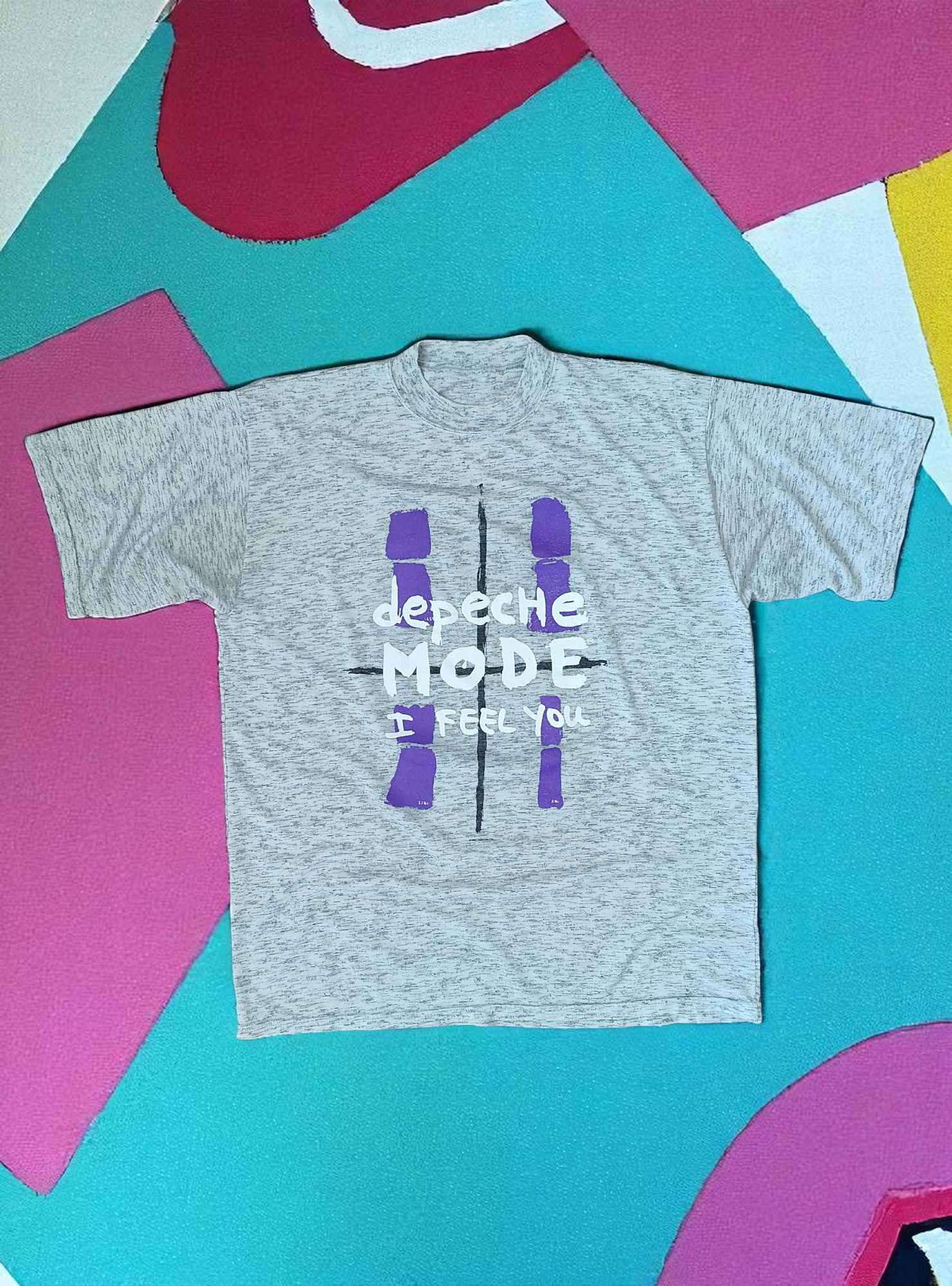Band Tees RARE Depeche Mode I Feel You 1993 Devotional Official tshirt Size US L / EU 52-54 / 3 - 1 Thumbnail