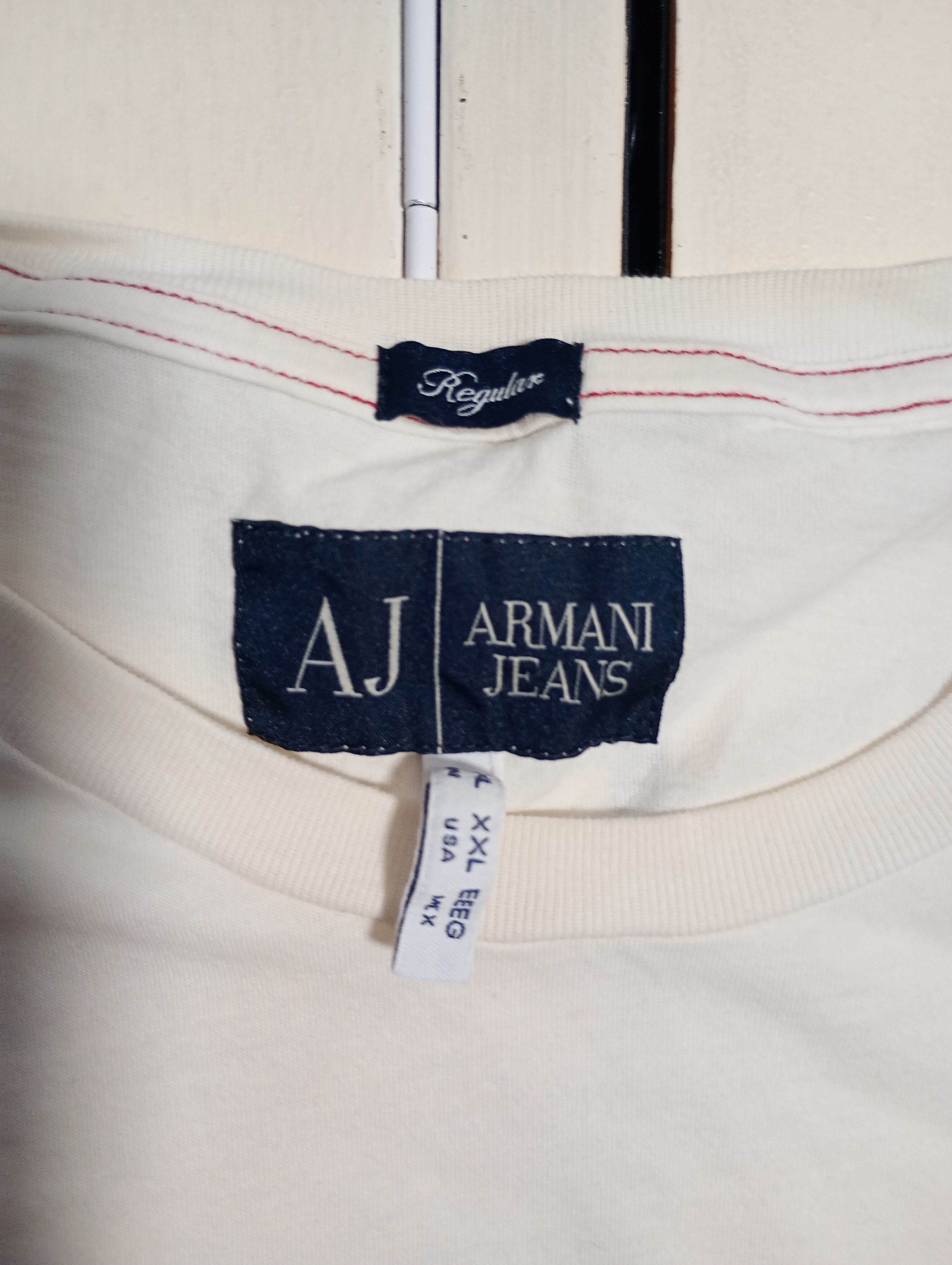 Armani × Designer × Giorgio Armani Armani Jeans T-Shirt Size US XXL / EU 58 / 5 - 7 Thumbnail