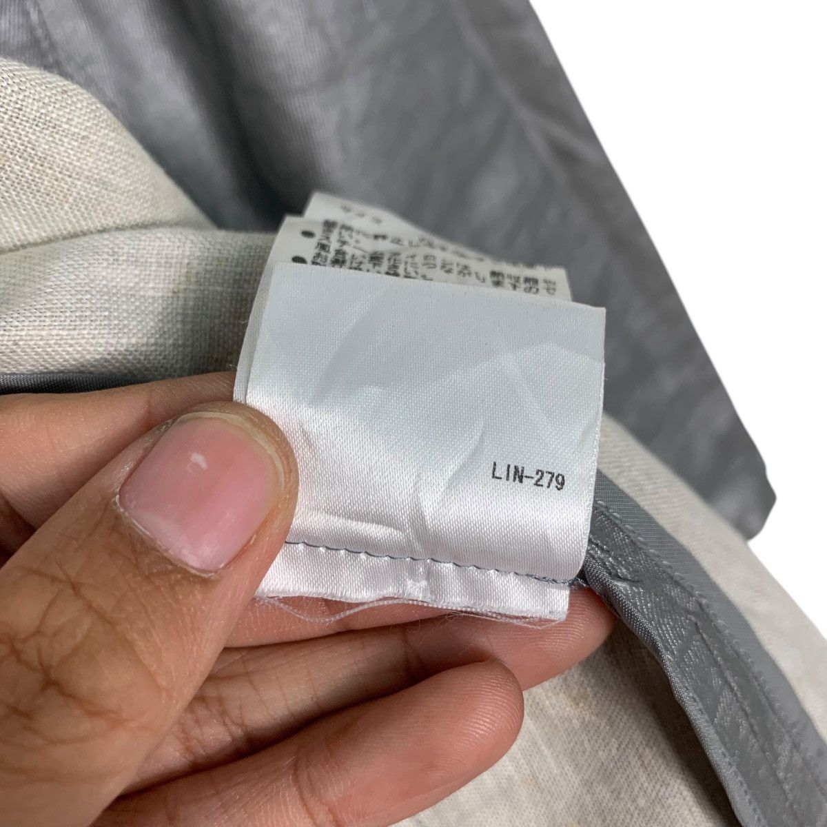 Theory THEORY LUXE Silver Grey Linen Jacket #2804-C127 Size M / US 6-8 / IT 42-44 - 18 Thumbnail