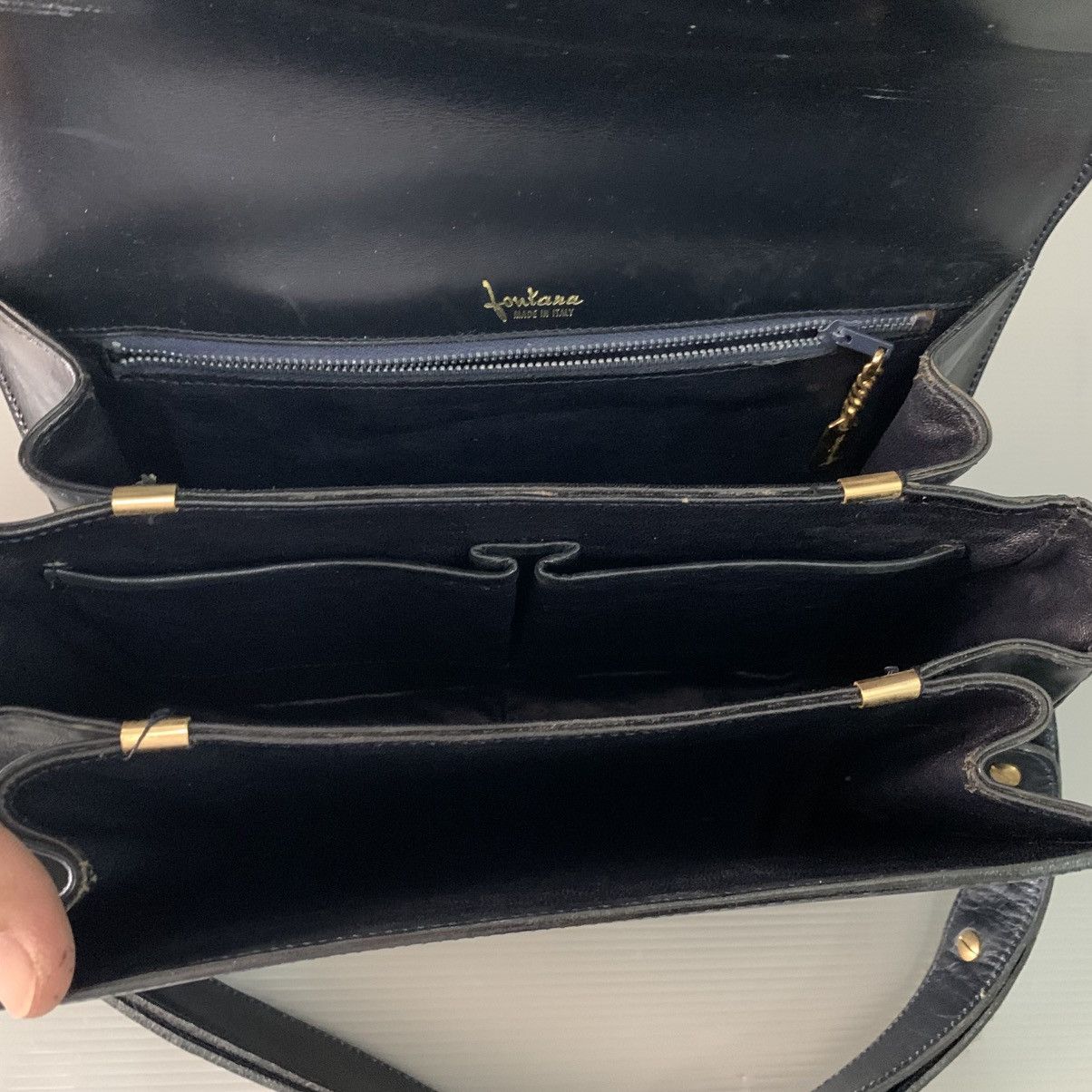 Branded Leather Montana Like Celine Box Design Bag Size ONE SIZE - 12 Thumbnail