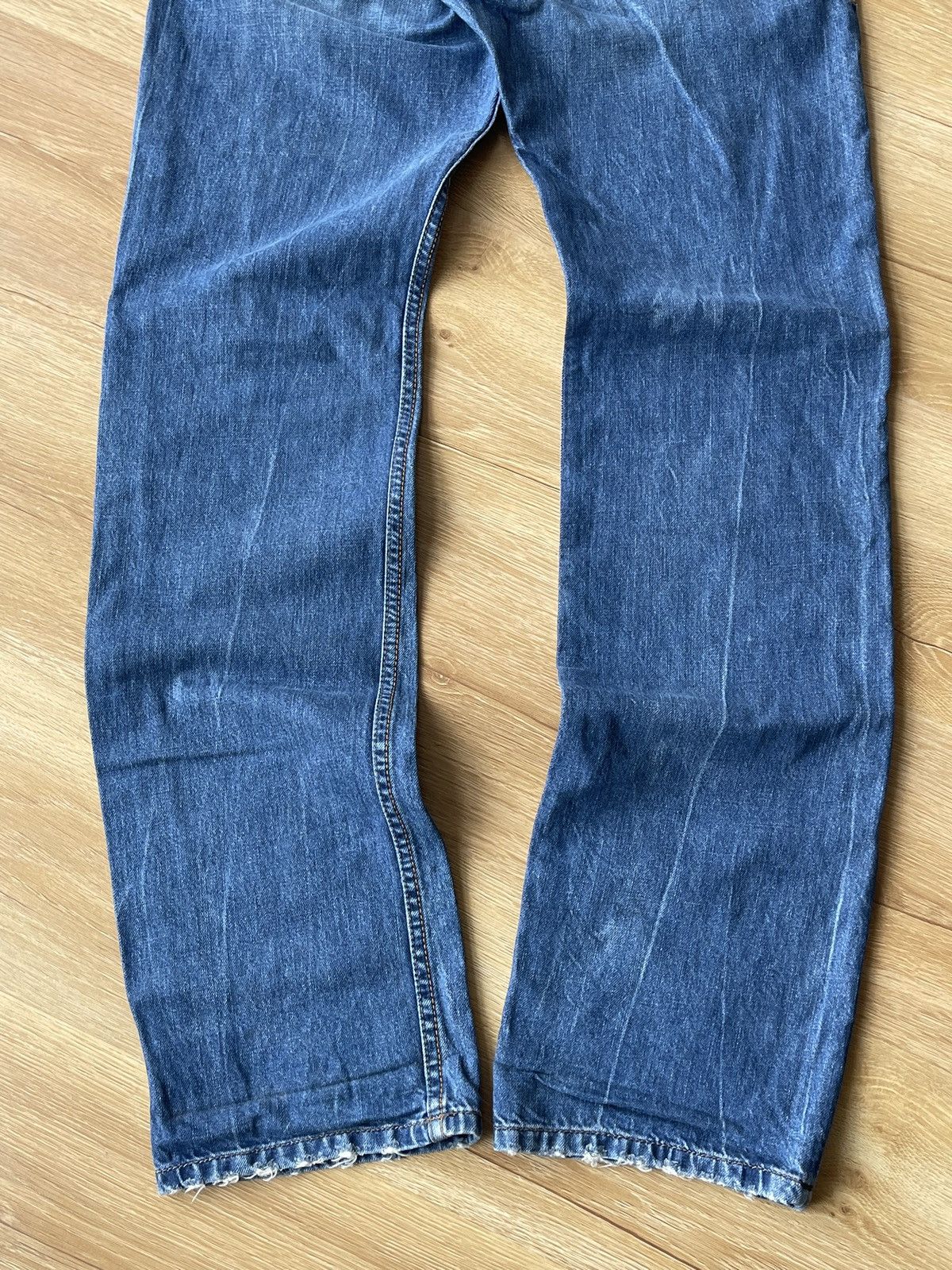 Diesel 90s Diesel Distressed Denim Jeans Y2K Grunge Straight Fit Size US 34 / EU 50 - 8 Thumbnail